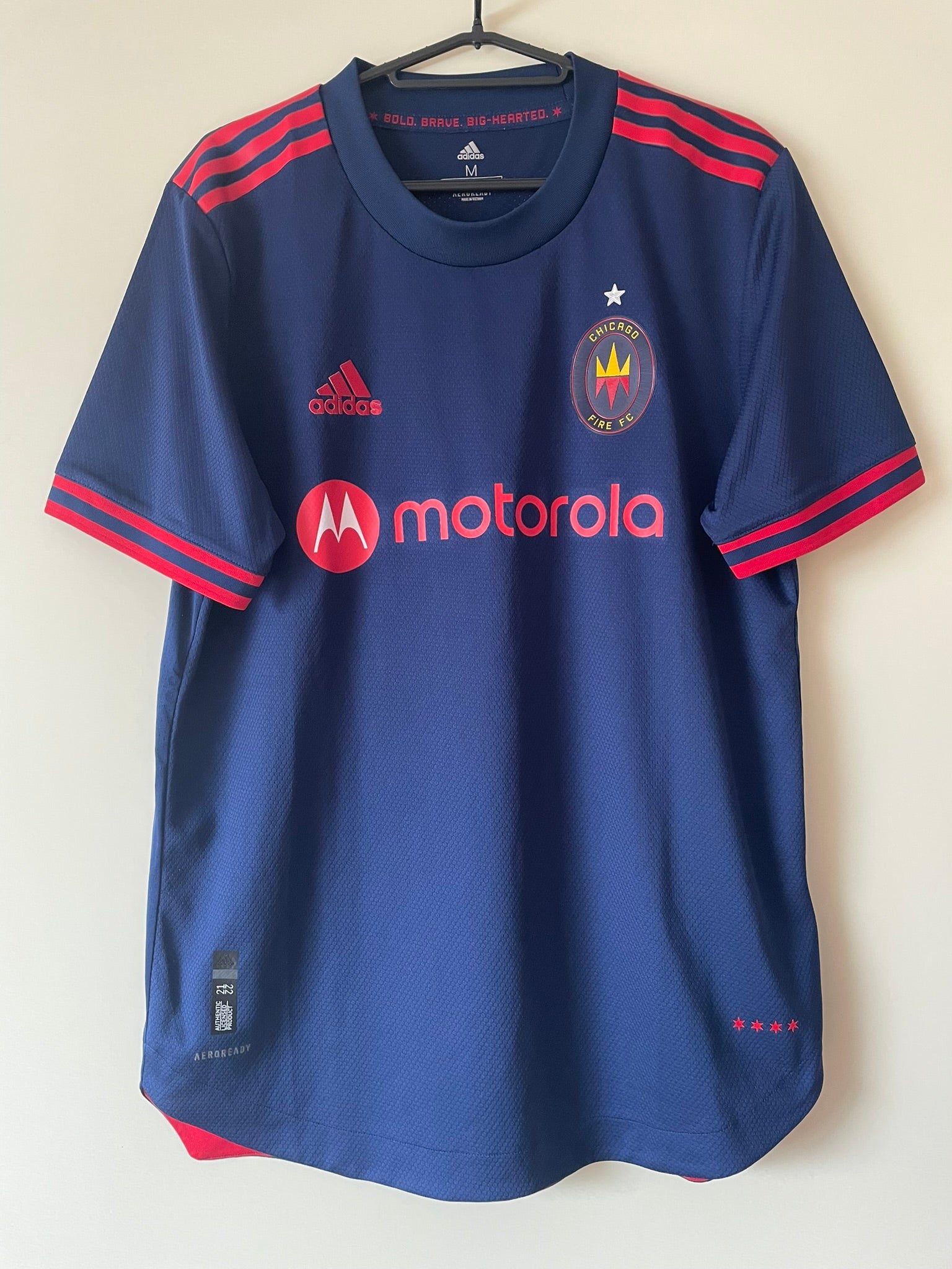 Chicago Fire FC Adidas 21/22 Home Authentic (M)