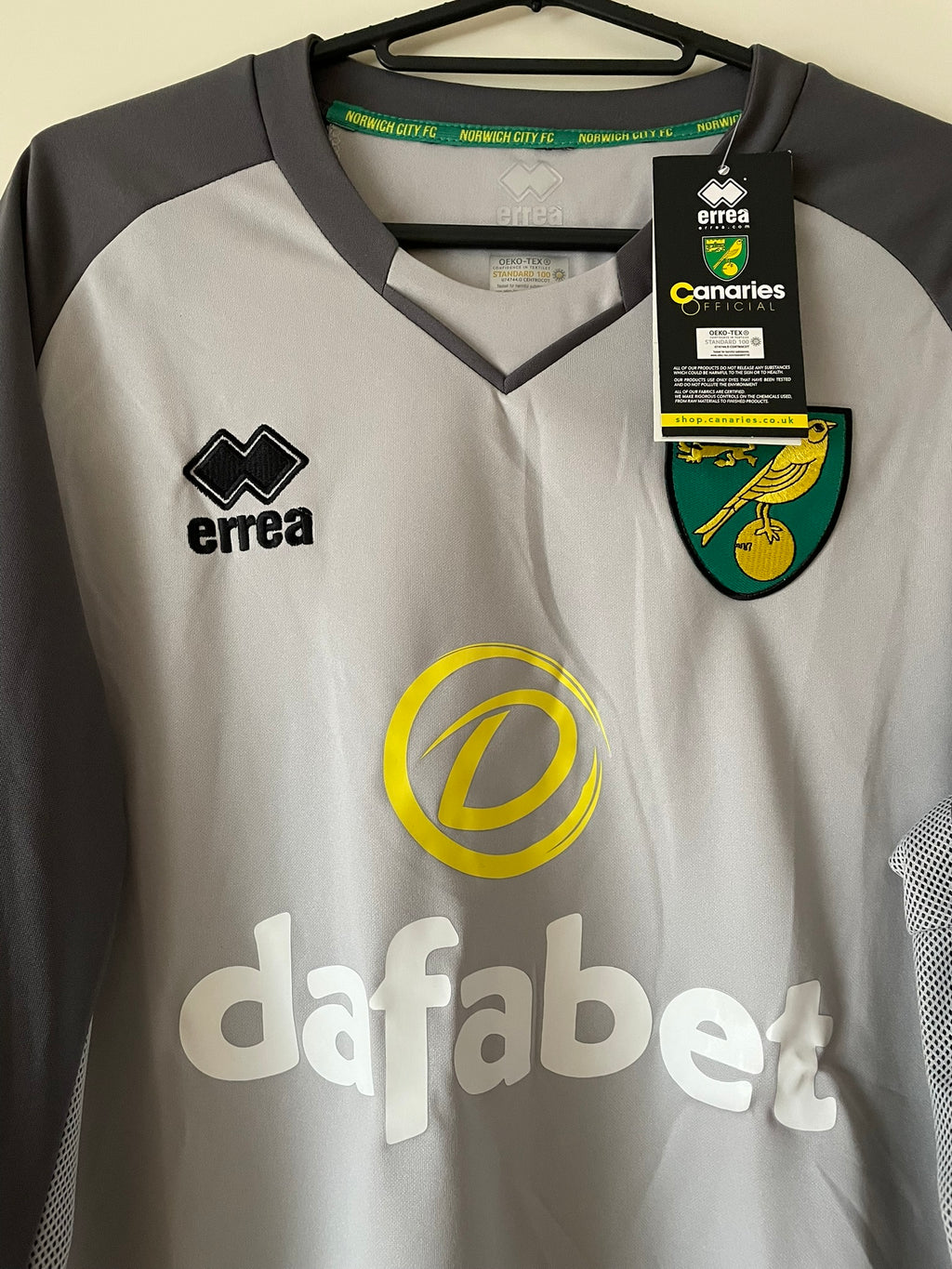 Norwich City Errea 19/20 Keeper BNWT (S)