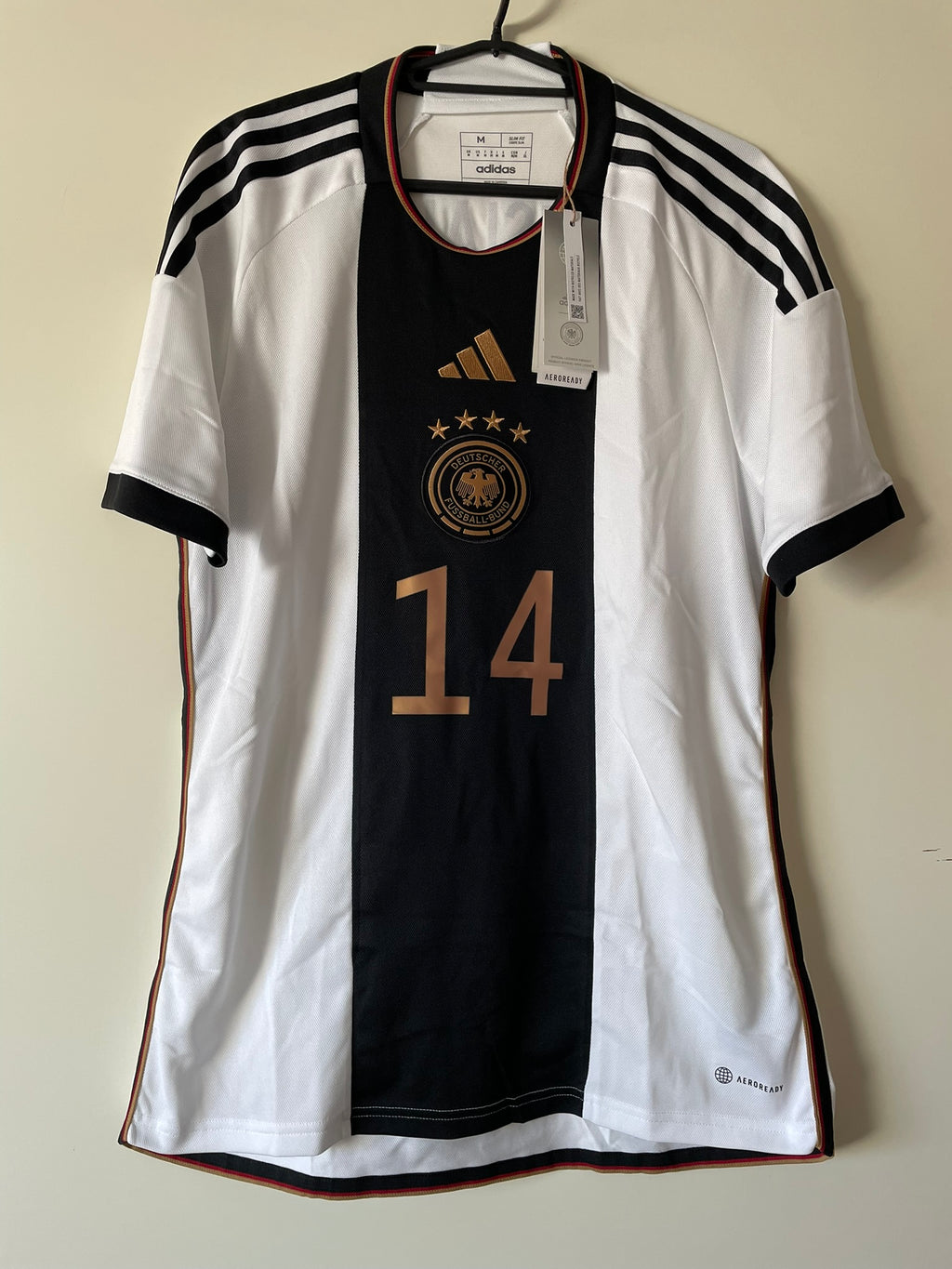 Musiala #14 Germany Adidas 2022-2024 Home BNWT (M)