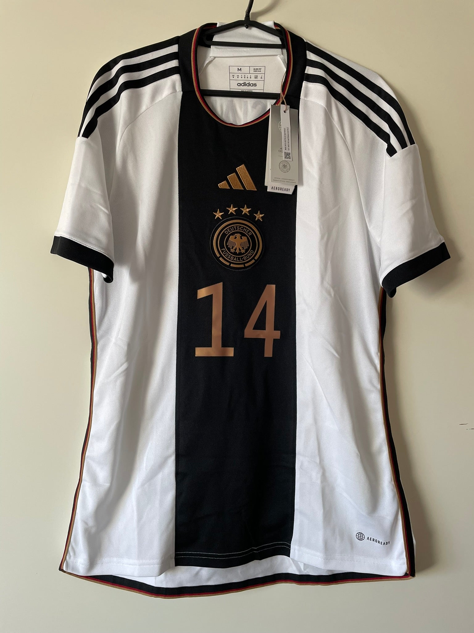 Musiala #14 Germany Adidas 2022-2024 Home BNWT (M)