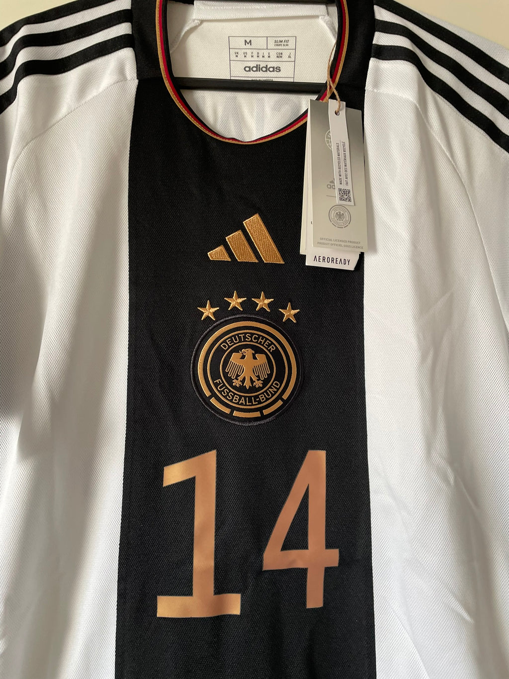 Musiala #14 Germany Adidas 2022-2024 Home BNWT (M)