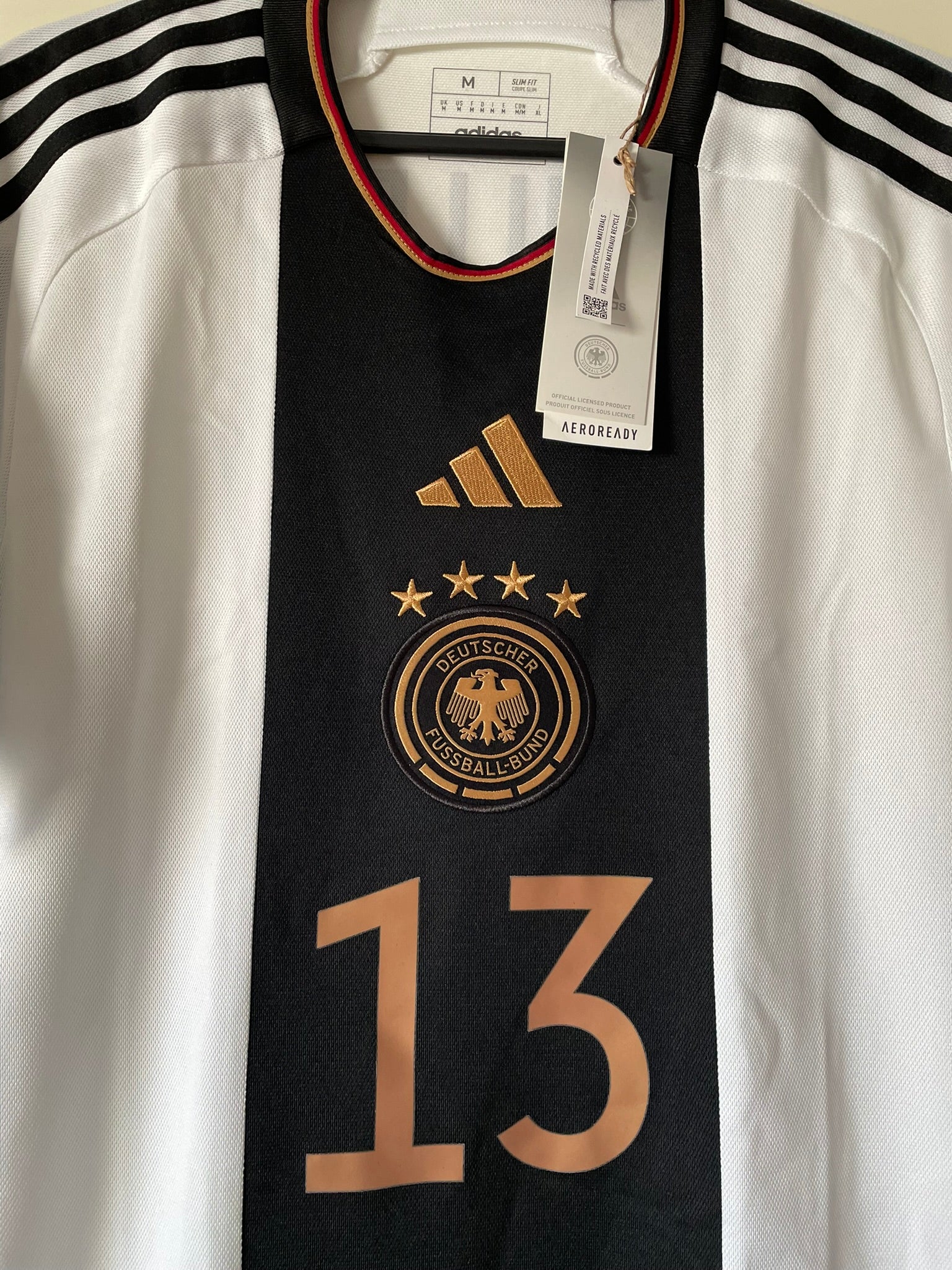Müller #13 Germany Adidas 2022-2024 Home BNWT (M)