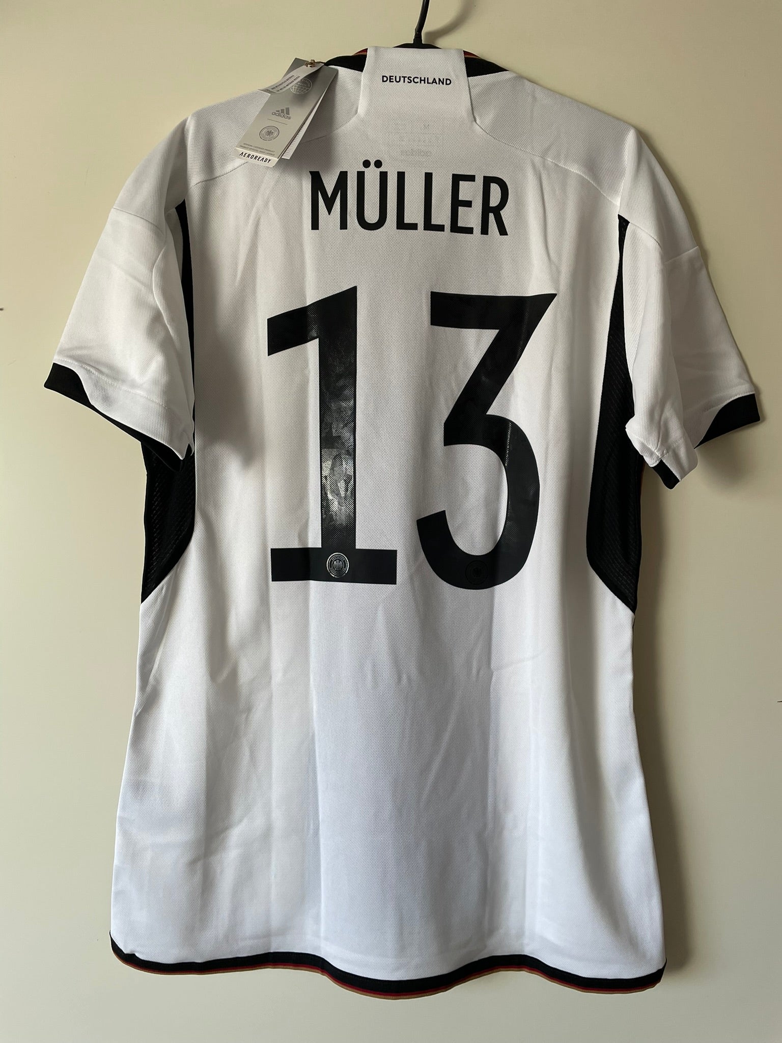 Müller #13 Germany Adidas 2022-2024 Home BNWT (M)