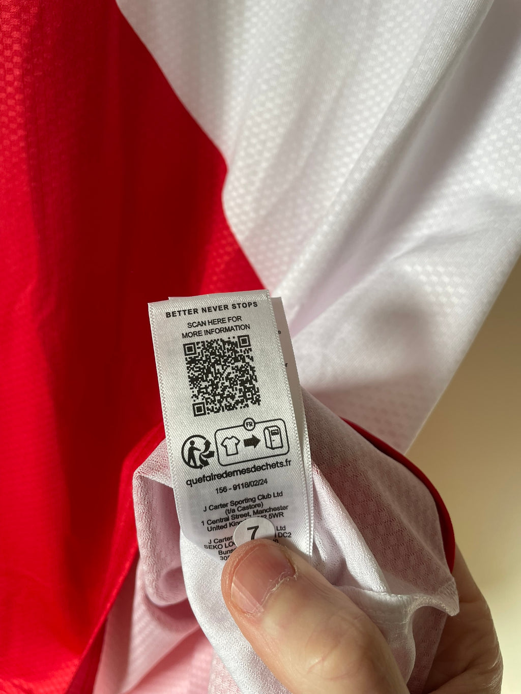 FC Utrecht Castore 24/25 Home Authentic BNWT (L)