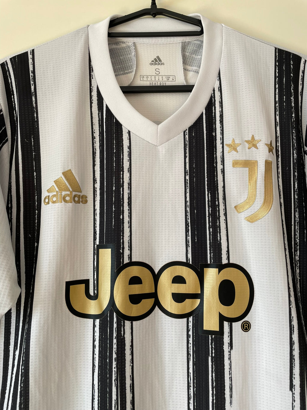 Cristiano Ronaldo #7 Juventus Adidas 20/21 Home Authentic (S)
