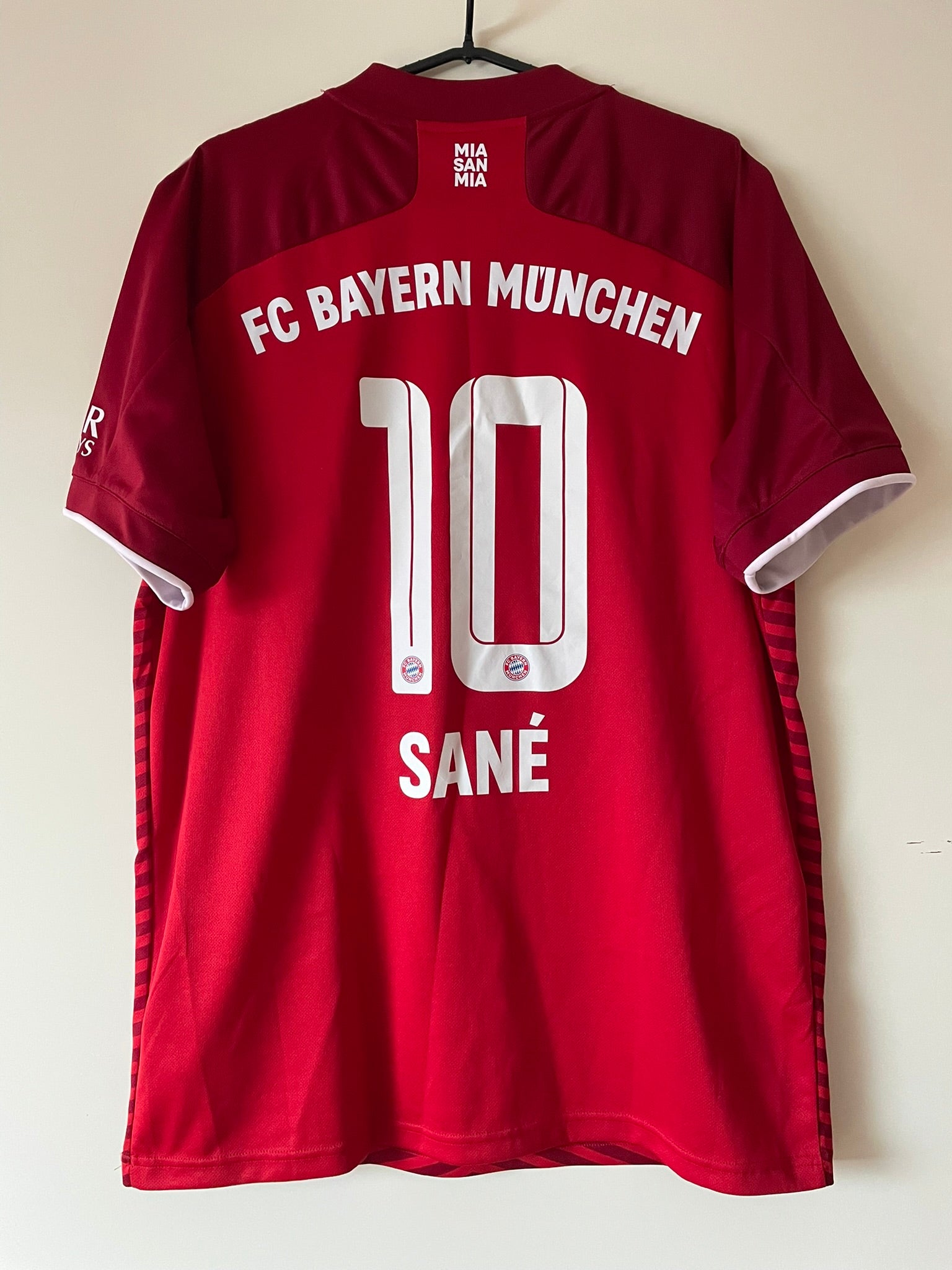 Leroy Sané #10 FC Bayern München Adidas 21/22 Home (L)