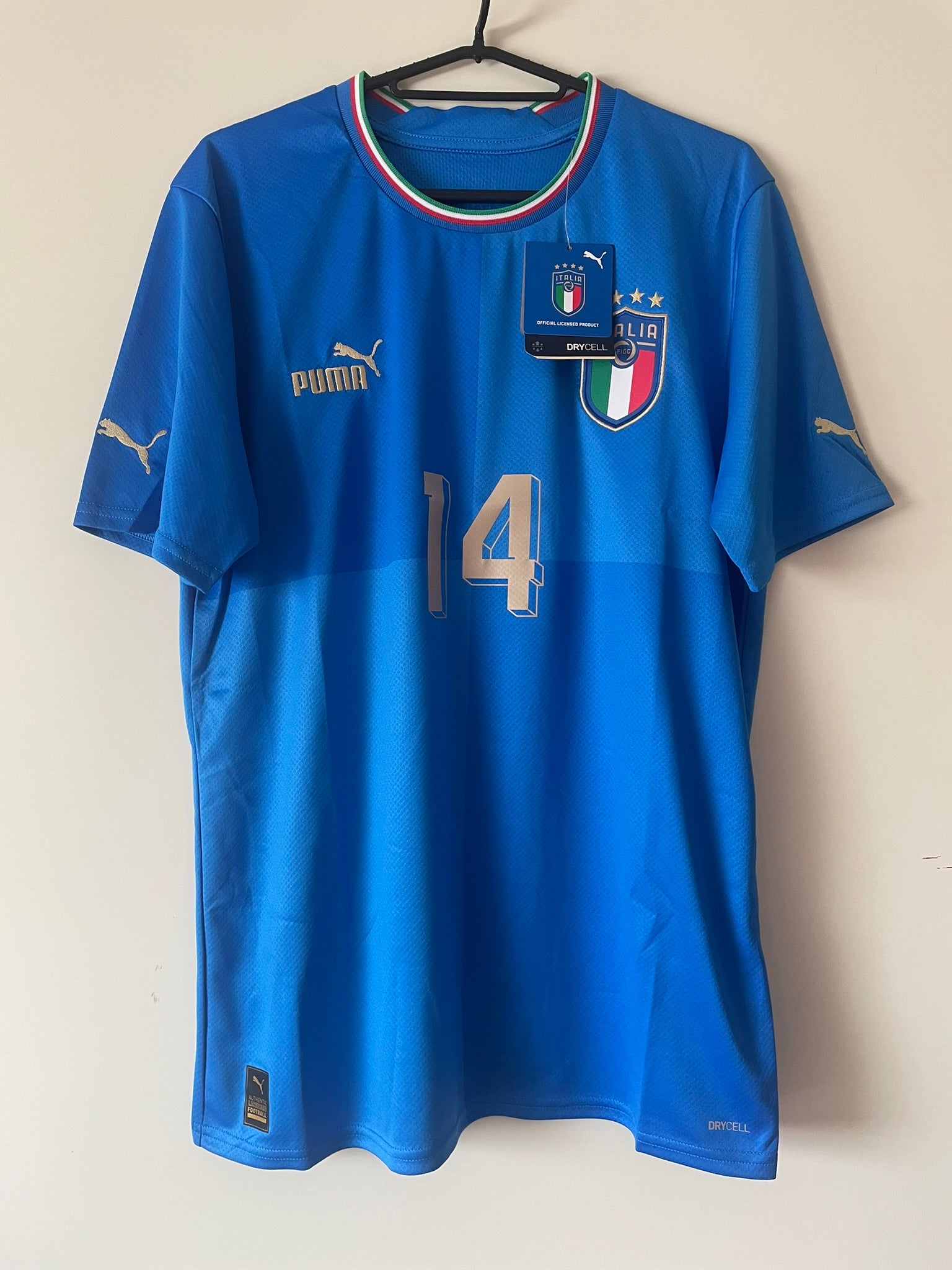 Chiesa #14 Italy Puma 2022-2024 Home BNWT (M)