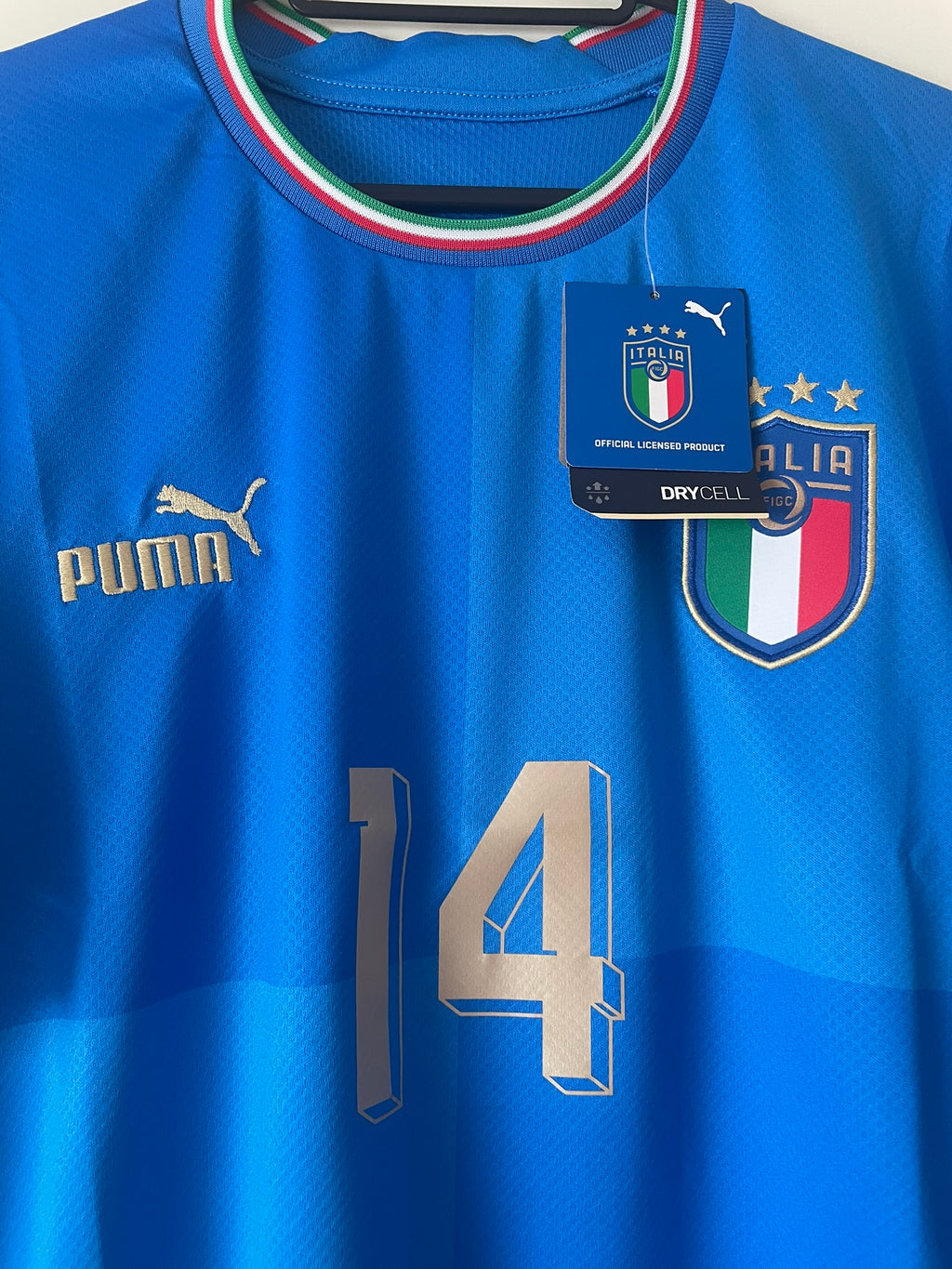 Chiesa #14 Italy Puma 2022-2024 Home BNWT (M)
