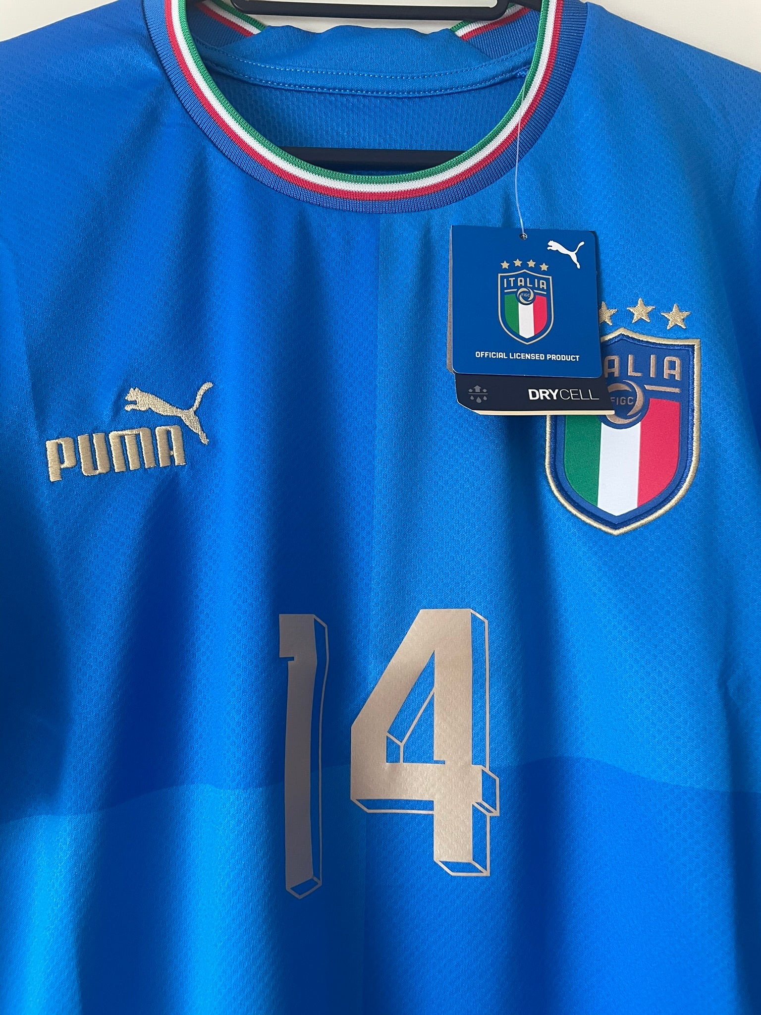 Chiesa #14 Italy Puma 2022-2024 Home BNWT (M)