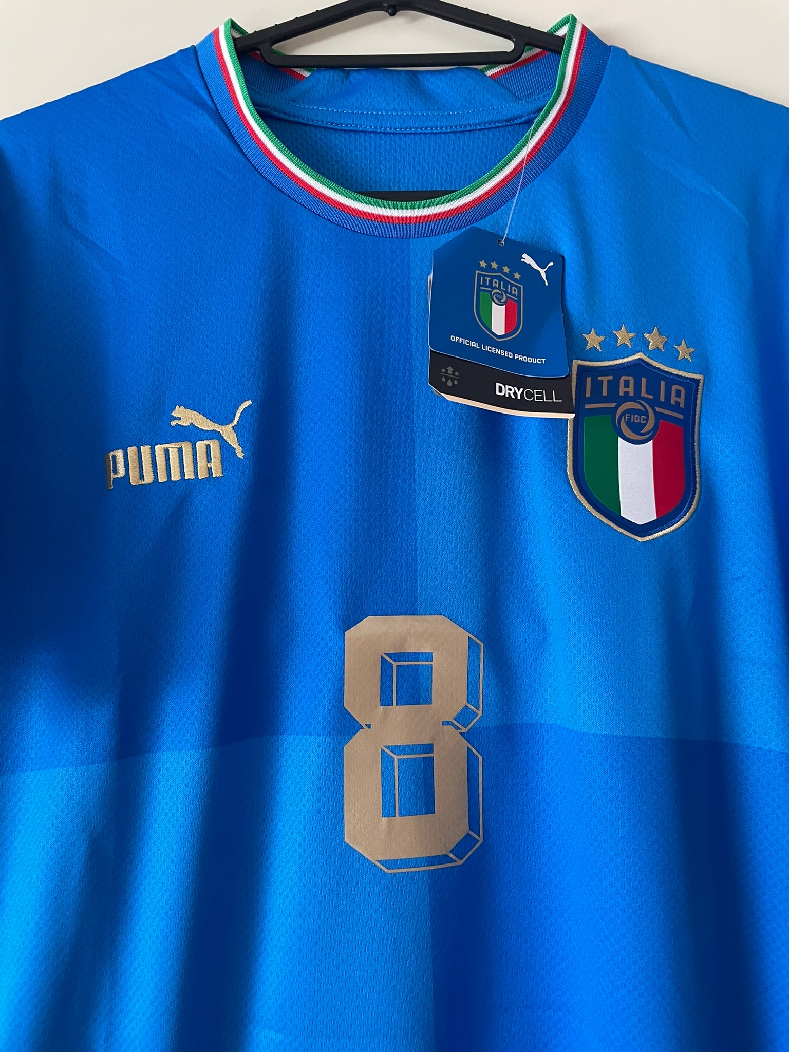 Tonali #8 Italy Puma 2022-2024 Home BNWT (S)