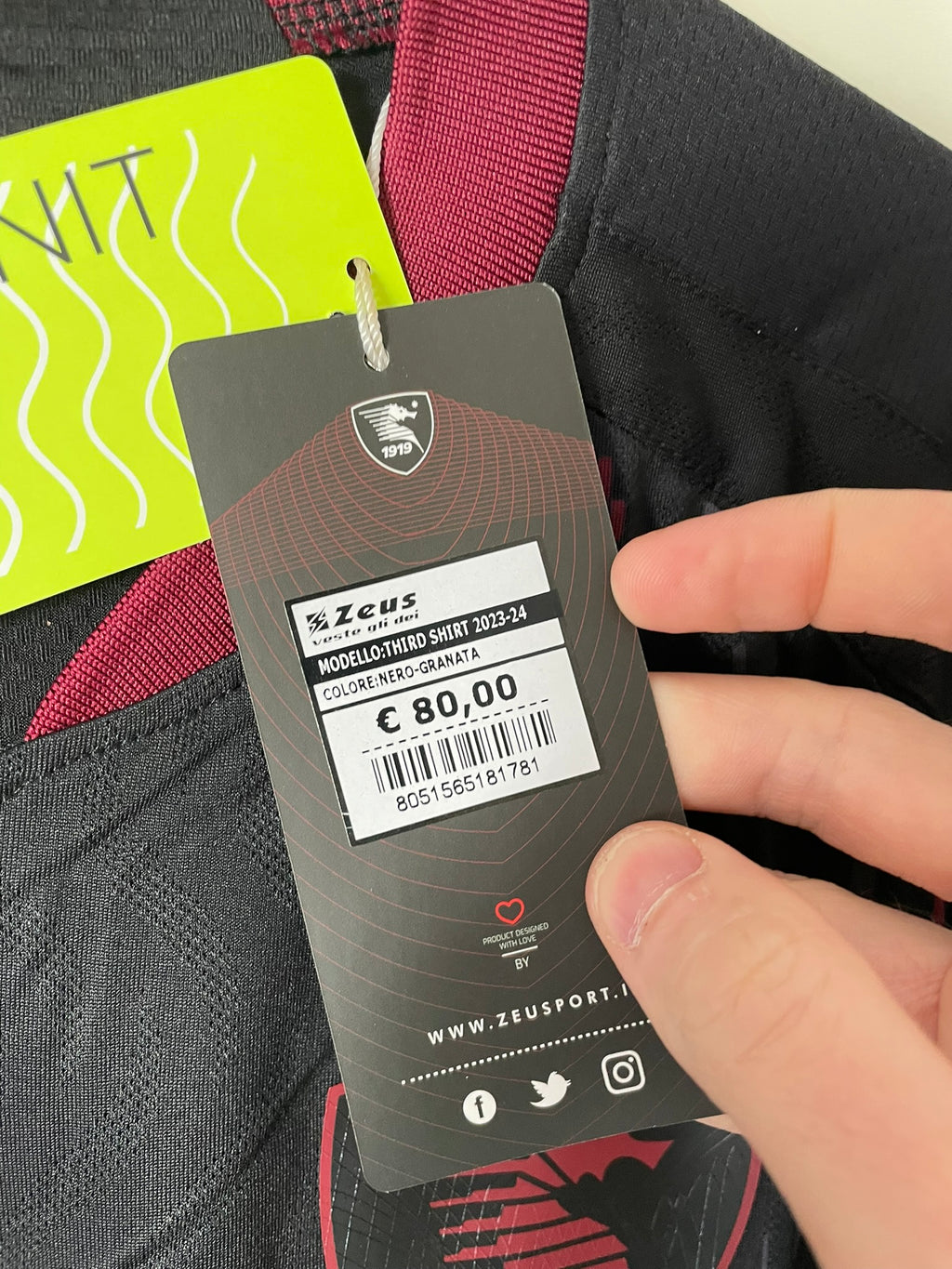 Salernitana Zeus 23/24 Third BNWT (XL)