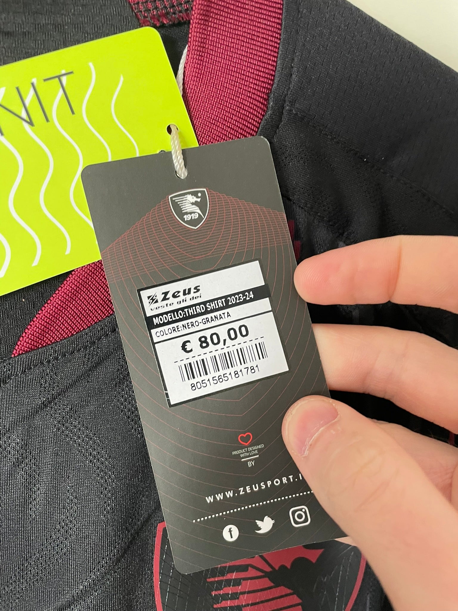 Salernitana Zeus 23/24 Third BNWT (XL)
