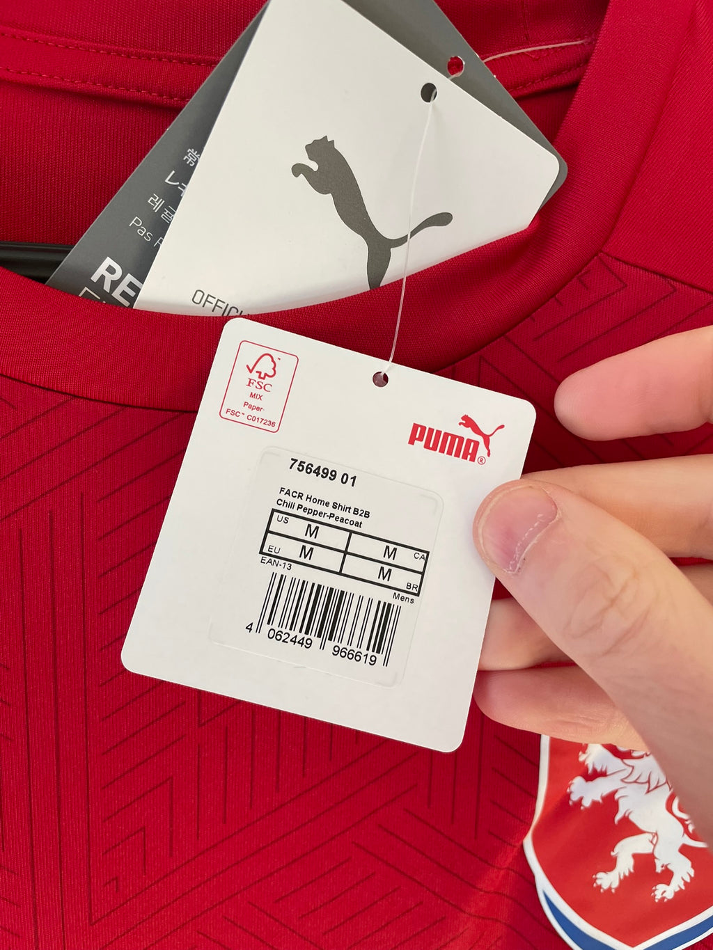 Czech Republic Puma 2020-2022 Home BNWT (M)