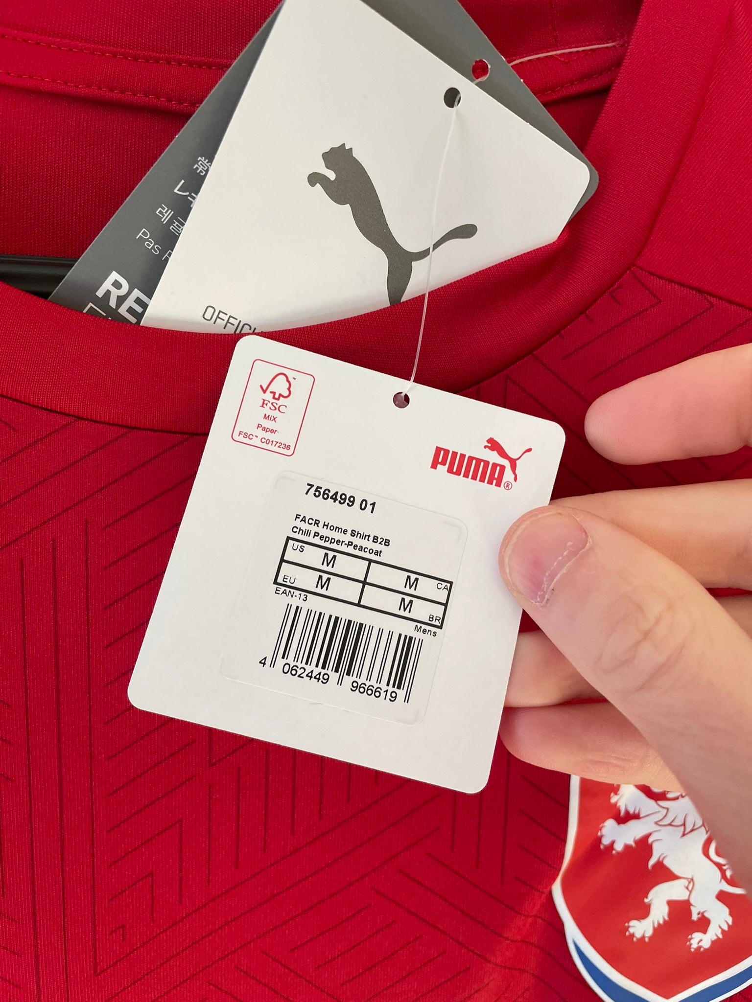 Czech Republic Puma 2020-2022 Home BNWT (M)