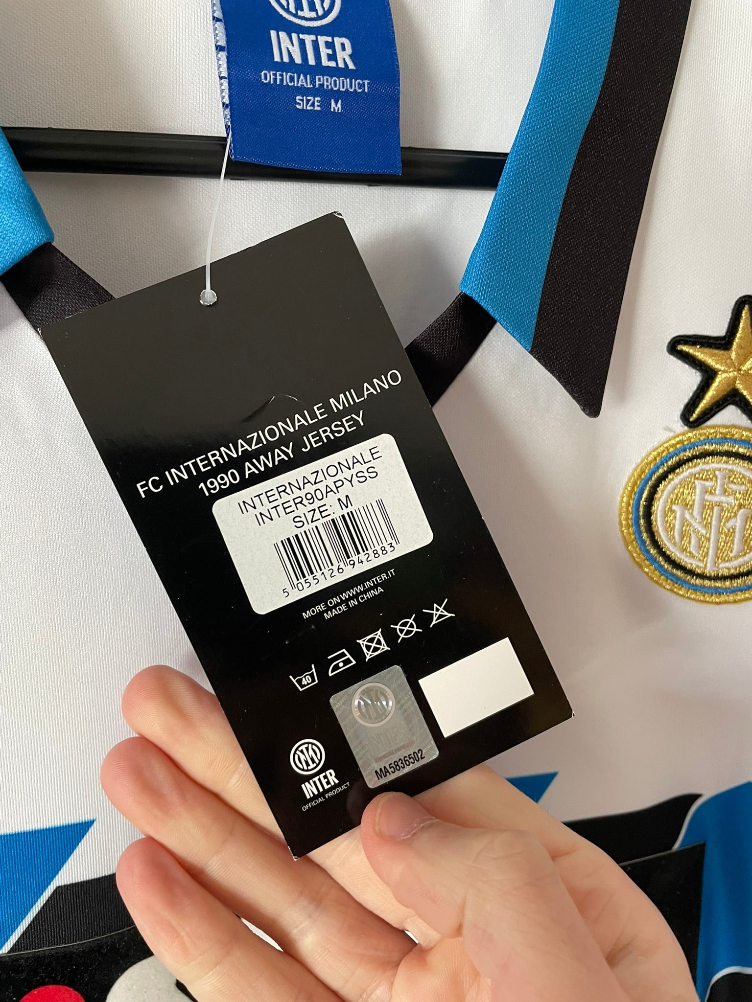 Inter Milan 1990/1991 Re-Issue BNWT (M)