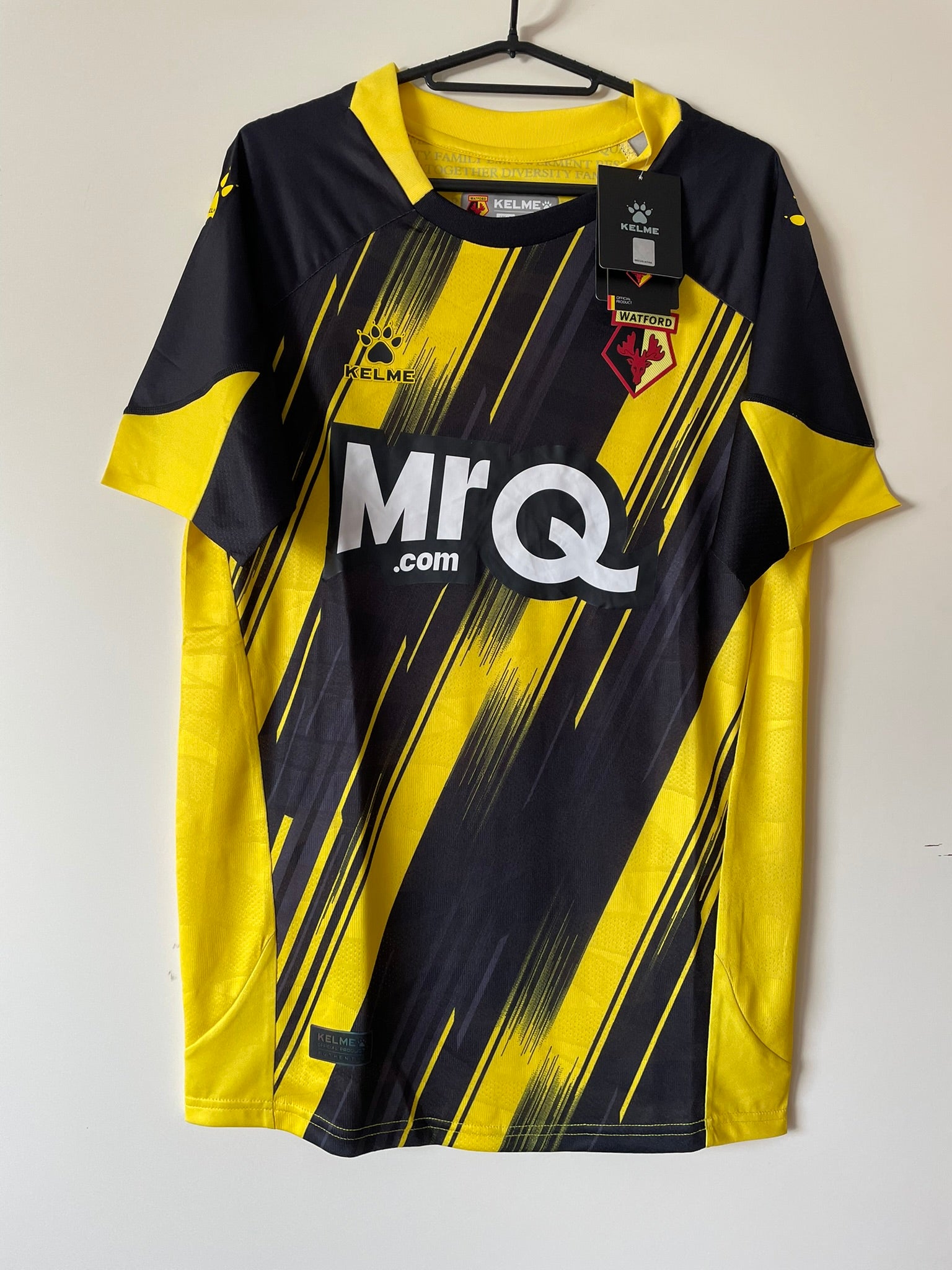 Watford FC KELME 23/24 Home BNWT (S)