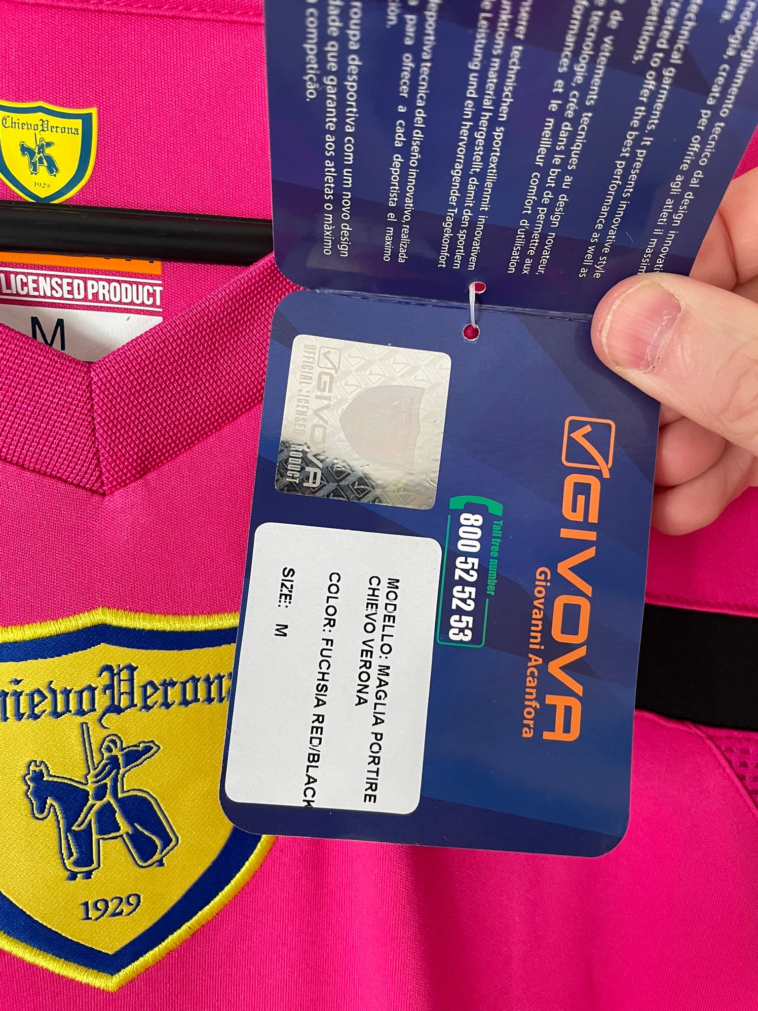 Chievo Verona Givova 20/21 Keeper BNWT (M)