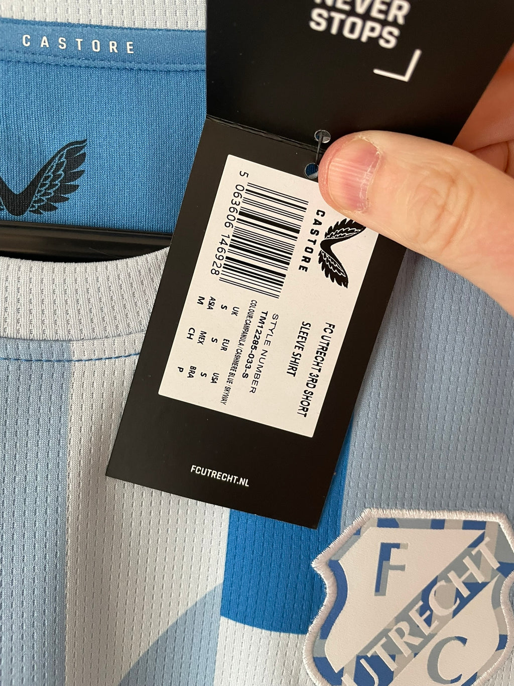 FC Utrecht Castore 25/26 Third BNWT (S)