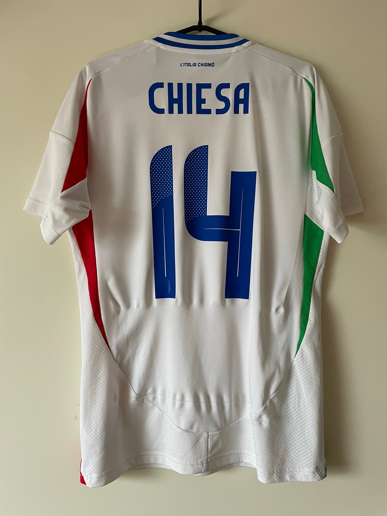Chiesa #14 Italy Adidas 2023 Away (S)
