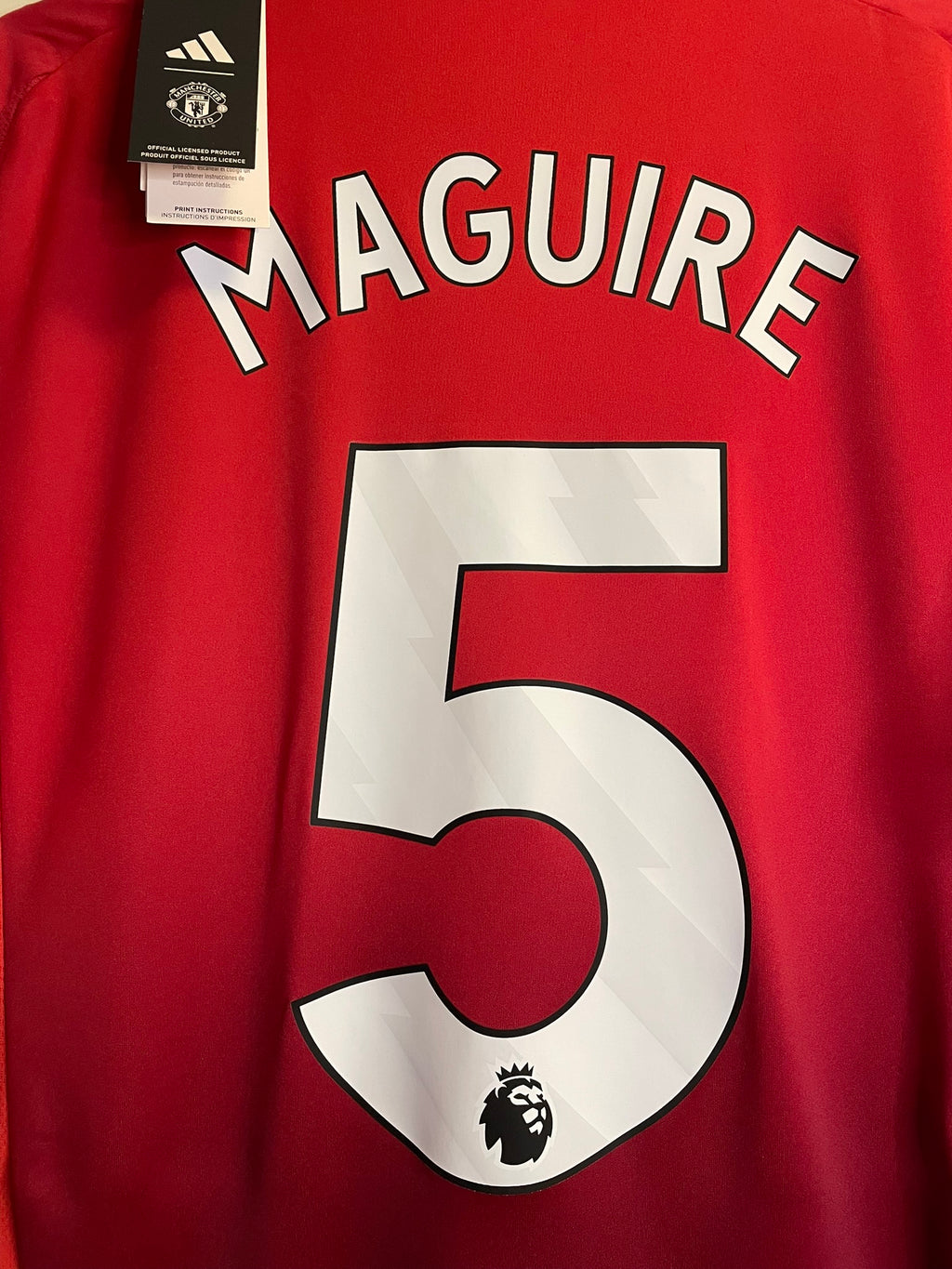 Maguire #5 Manchester United Adidas 24/25 Home BNWT (M)