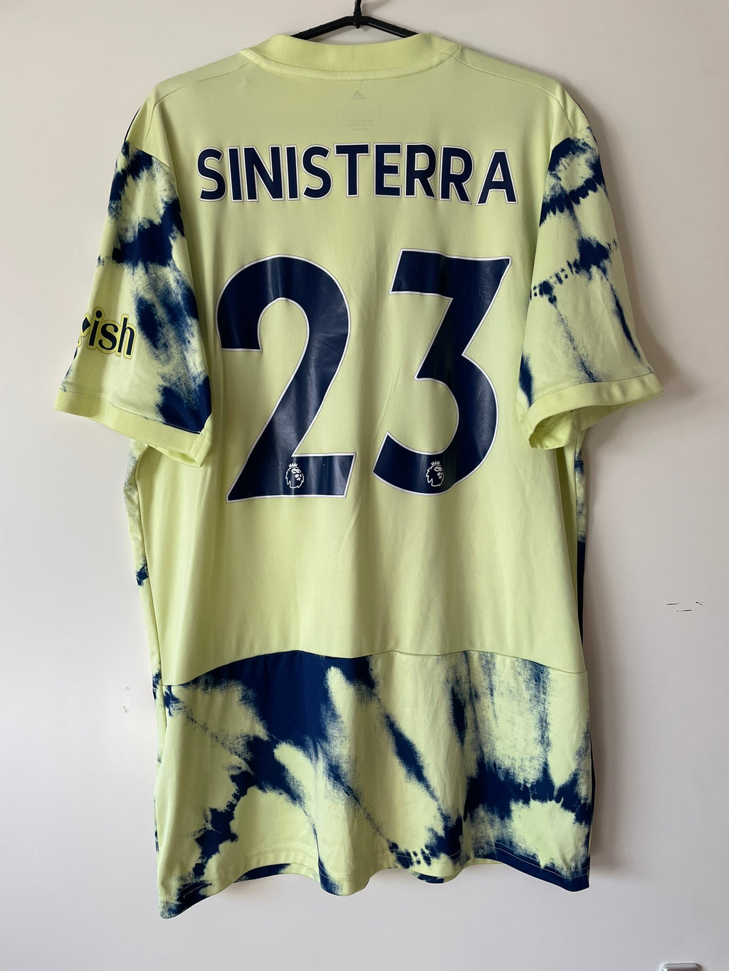 Sinisterra #23 Leeds United Adidas 22/23 Away (L)