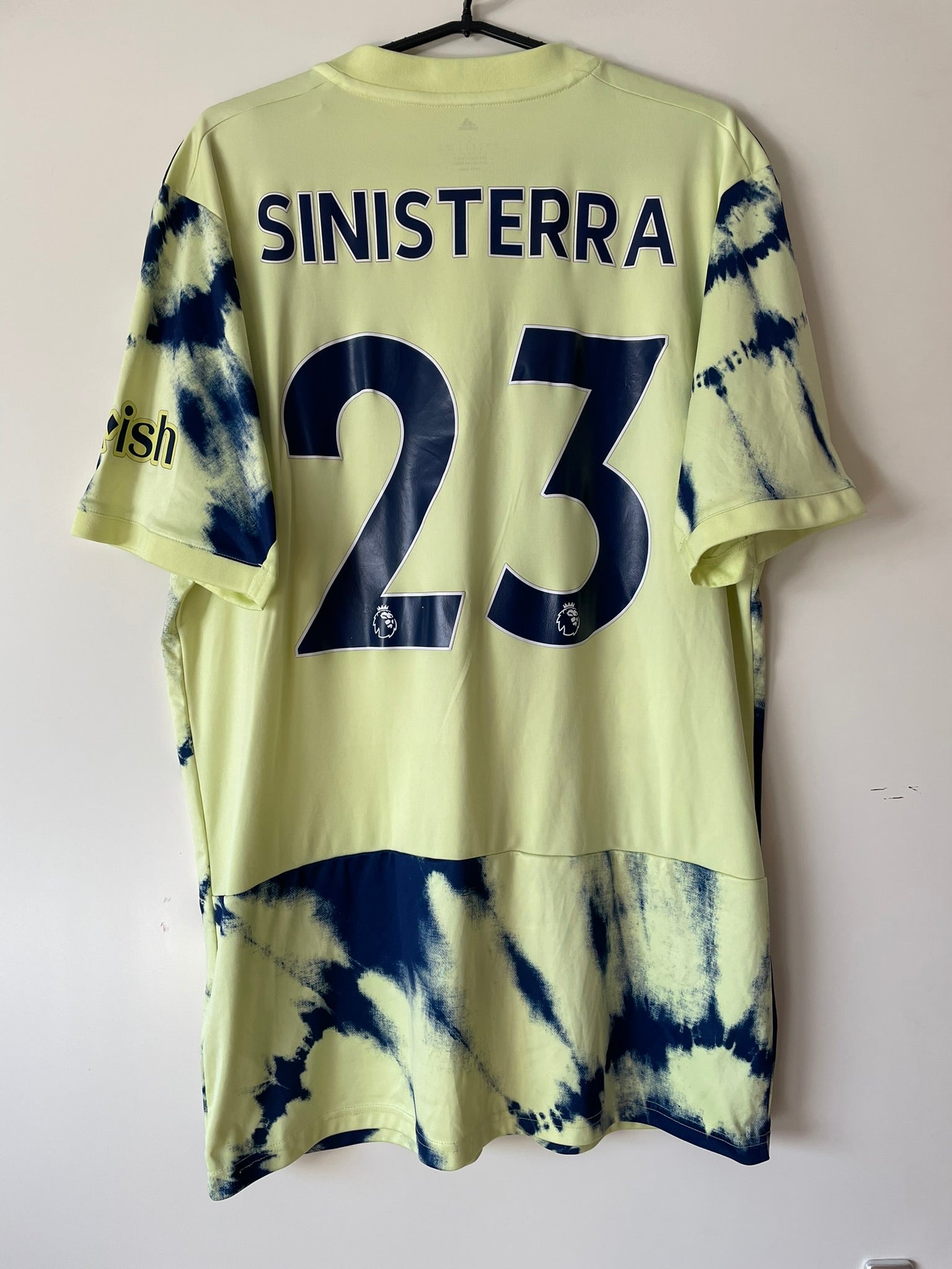 Sinisterra #23 Leeds United Adidas 22/23 Away (L)