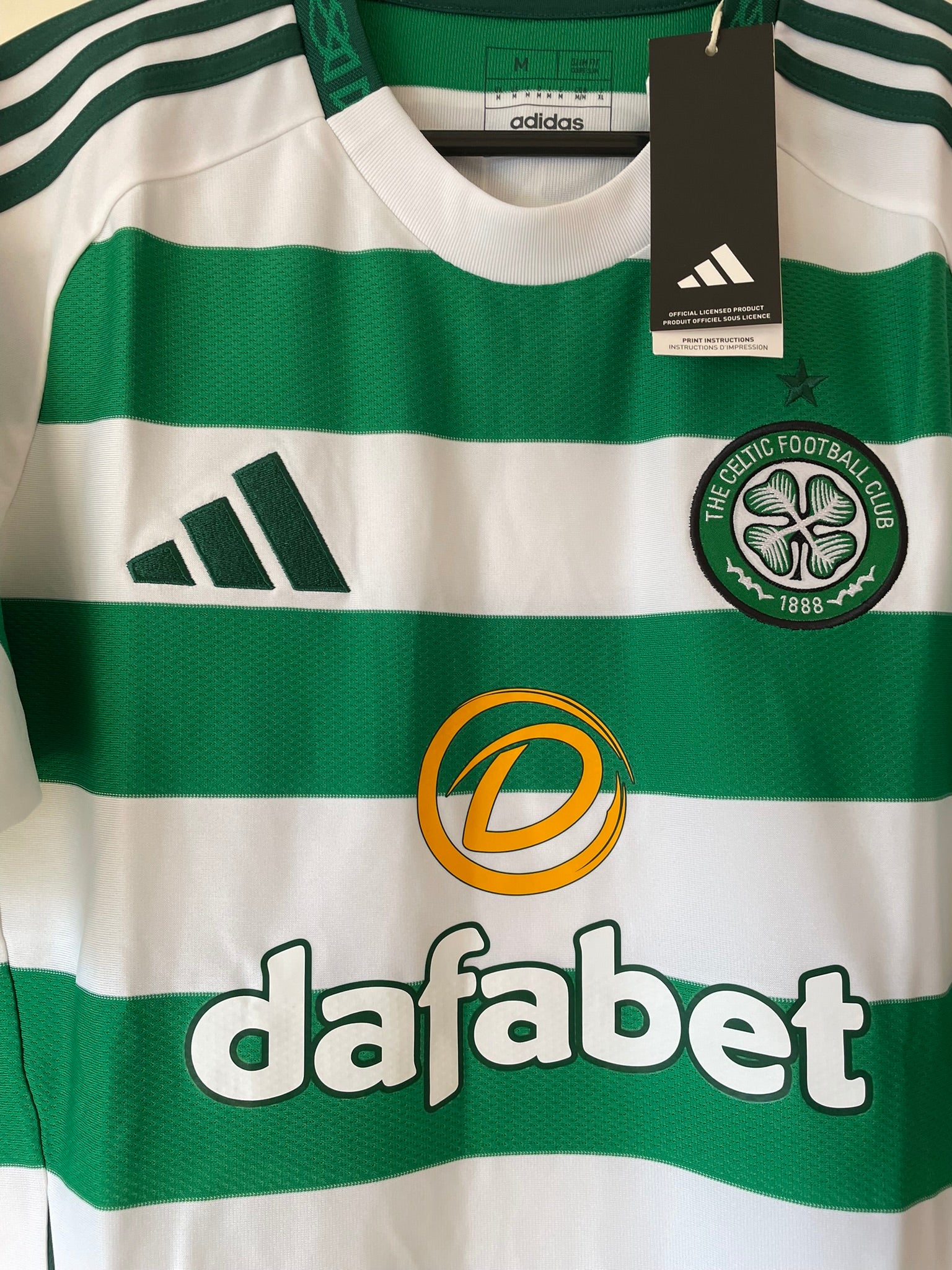 Celtic FC Adidas 24/25 Home BNWT (M)