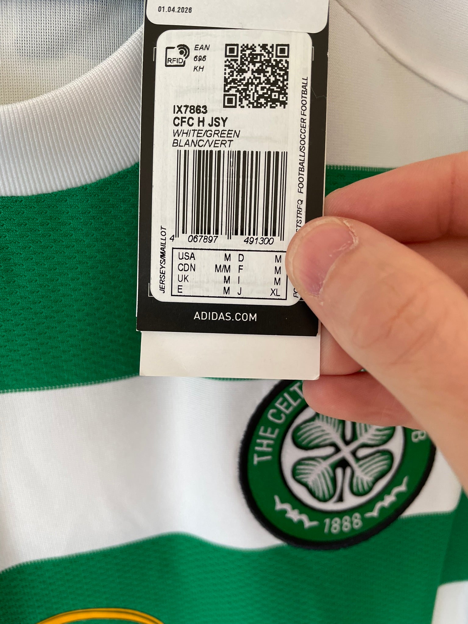 Celtic FC Adidas 24/25 Home BNWT (M)