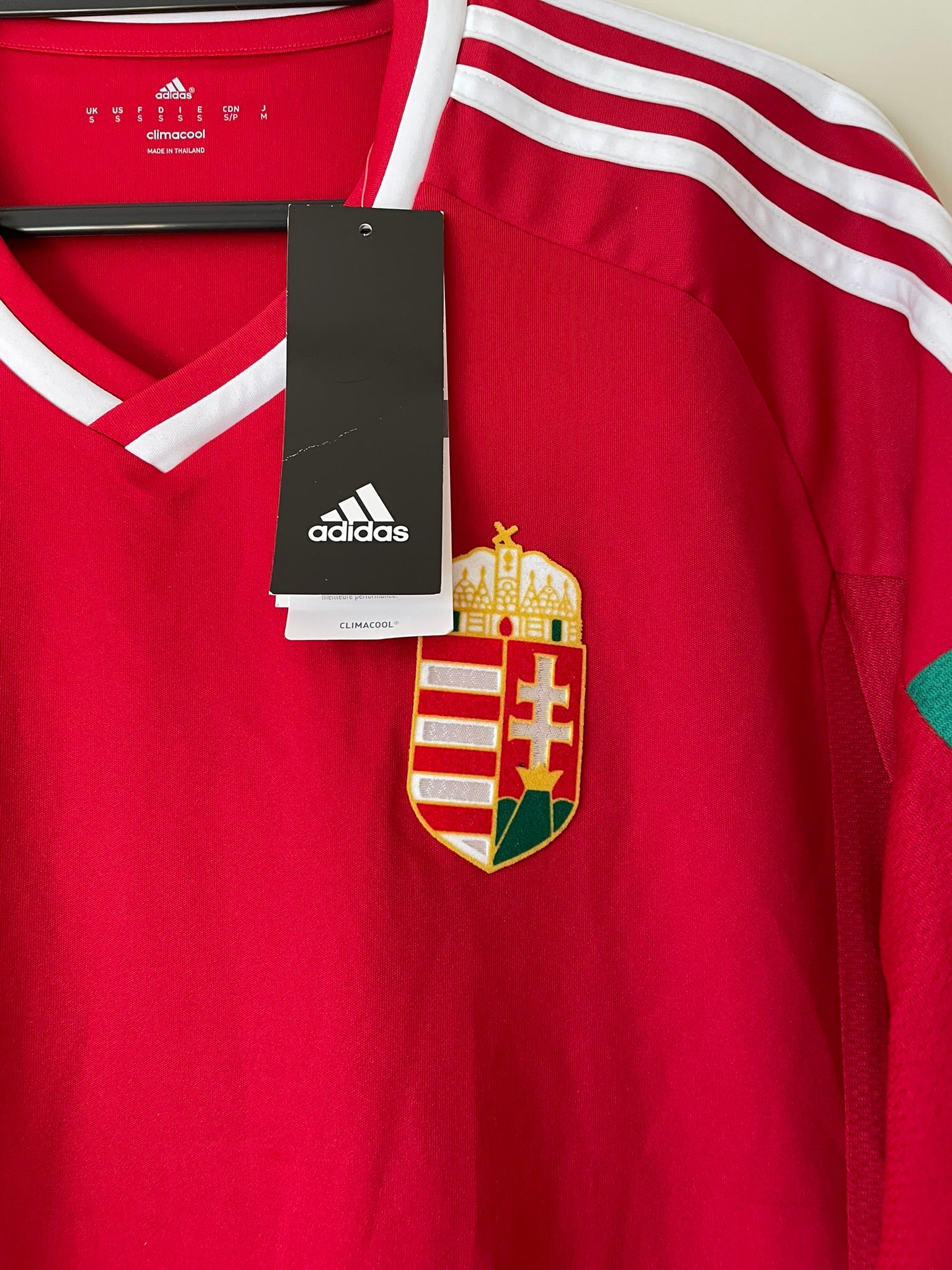 Hungary Adidas 2016-2018 Home BNWT (S)