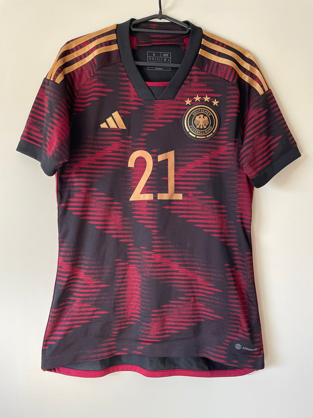 Gündoğan #21 Germany Adidas 2022-2024 Away (S)