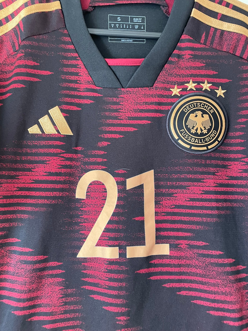 Gündoğan #21 Germany Adidas 2022-2024 Away (S)