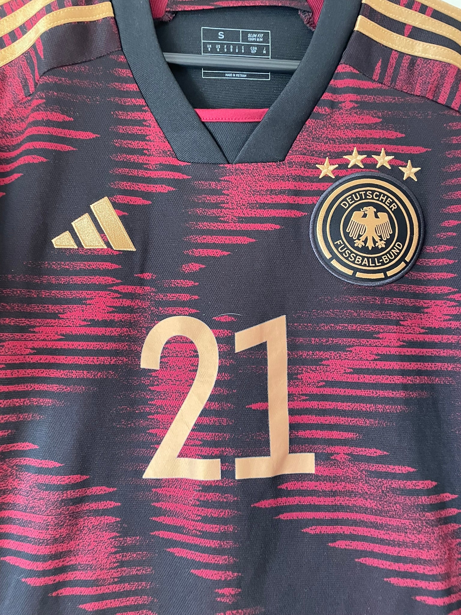 Gündoğan #21 Germany Adidas 2022-2024 Away (S)