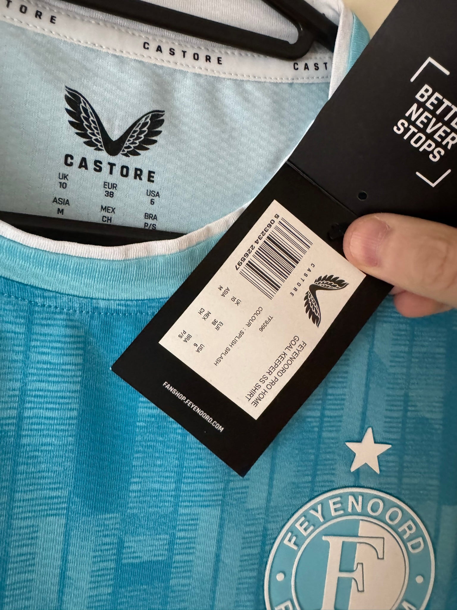 Feyenoord Castore 24/25 Home Women BNWT (M)