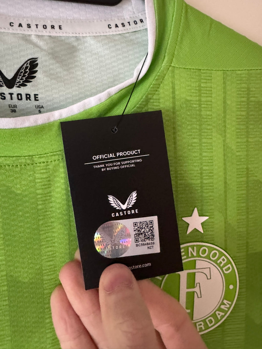 Feyenoord Castore 24/25 Away Women BNWT (M)