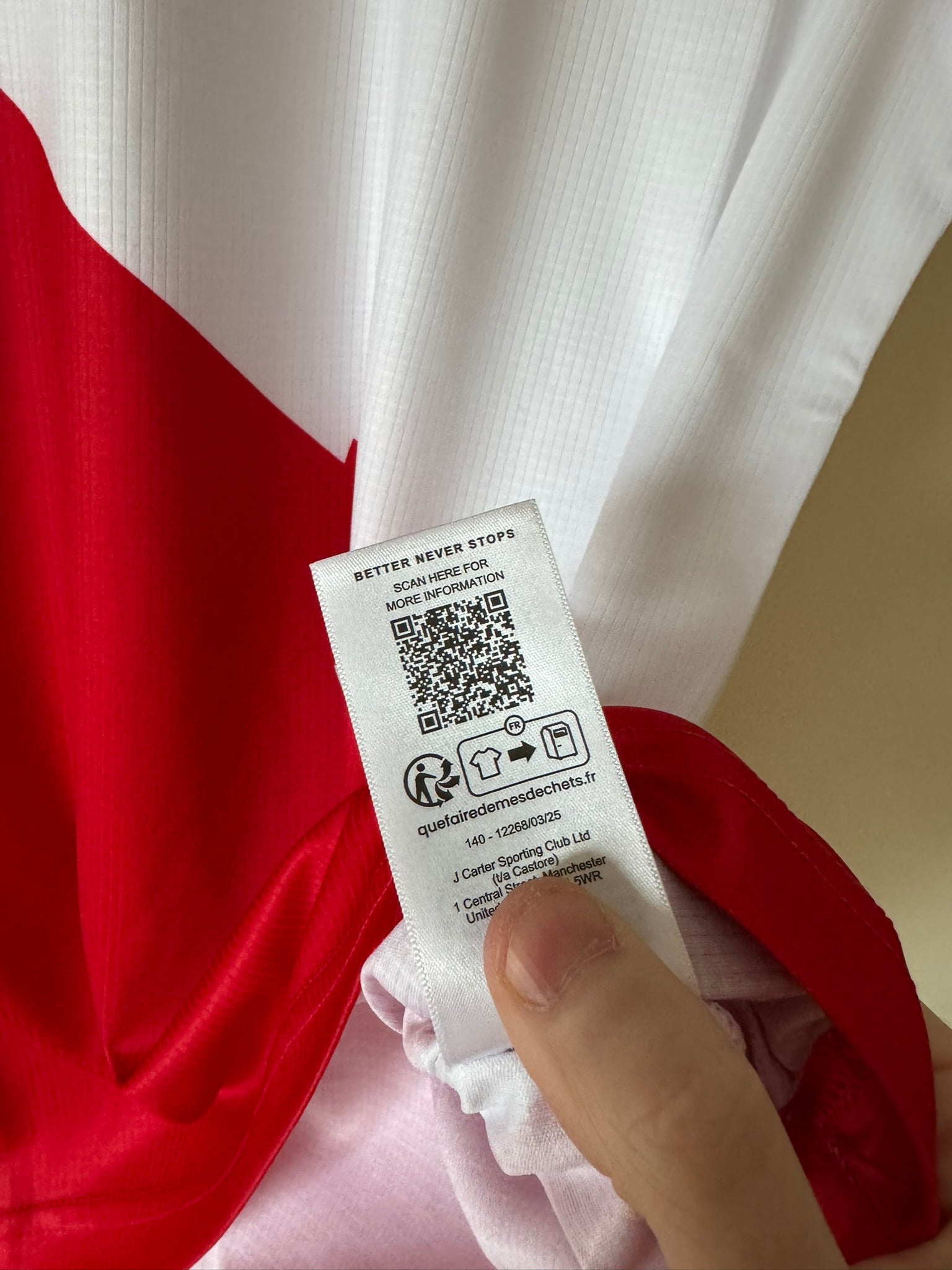 FC Utrecht Castore 25/26 Home Women BNWT (M)