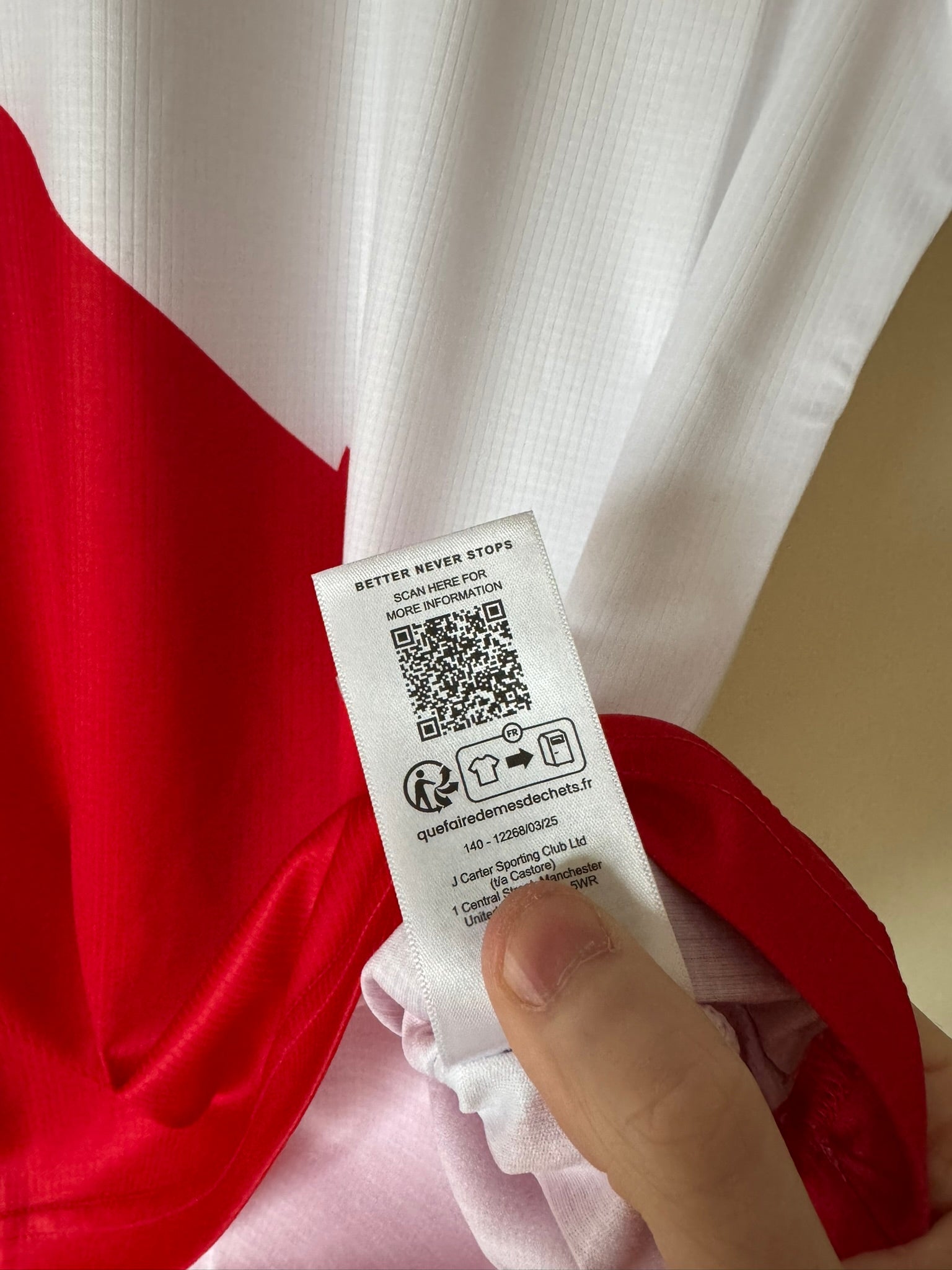 FC Utrecht Castore 25/26 Home Women BNWT (M)