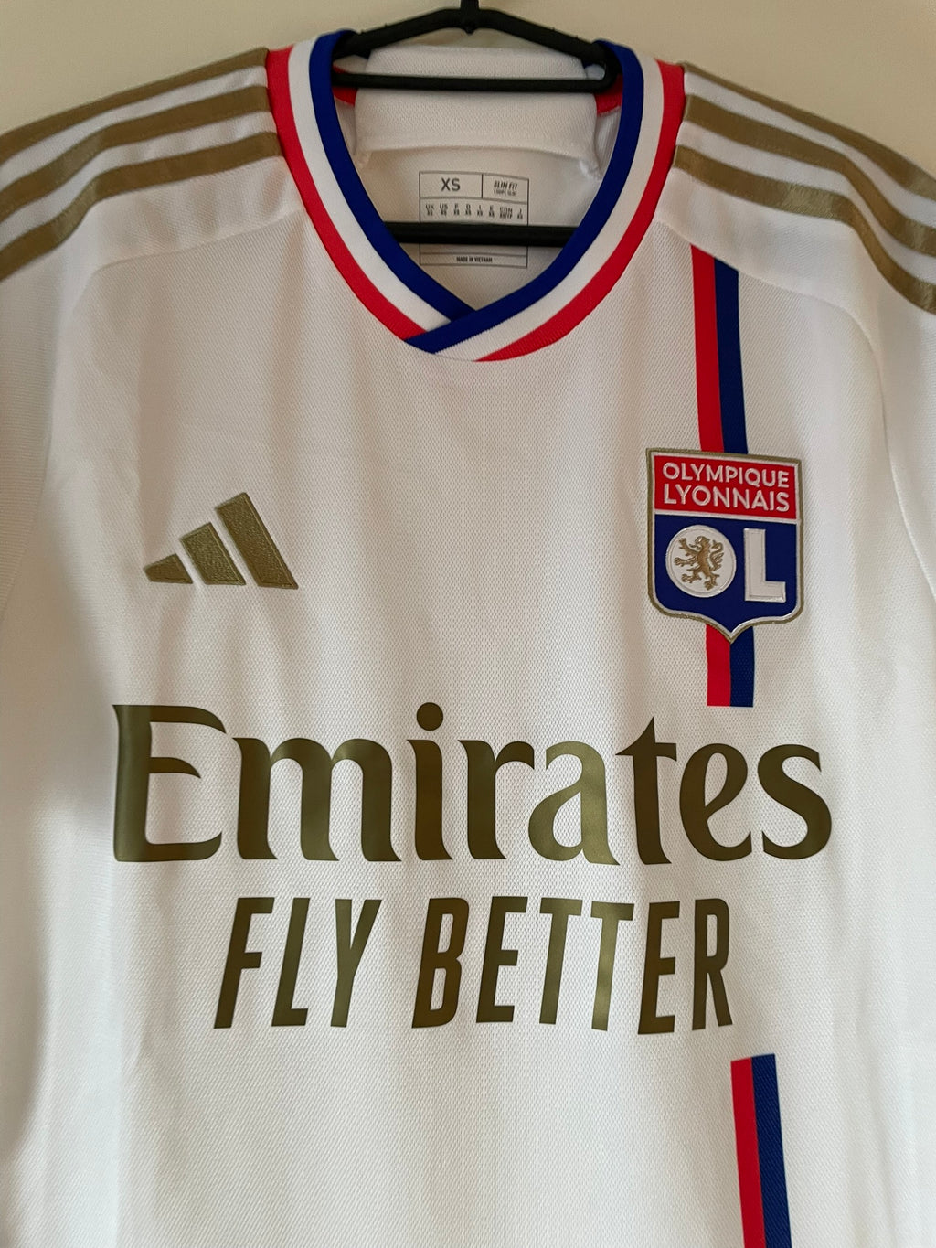 Olympique Lyon Adidas 23/24 Home (XS)