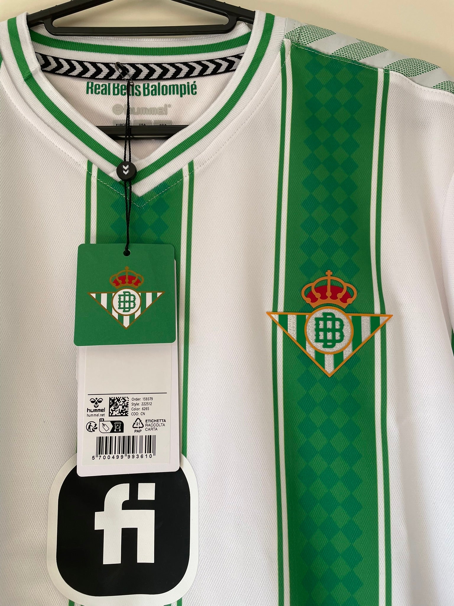 Real Betis Hummel 23/24 Home BNWT (M)