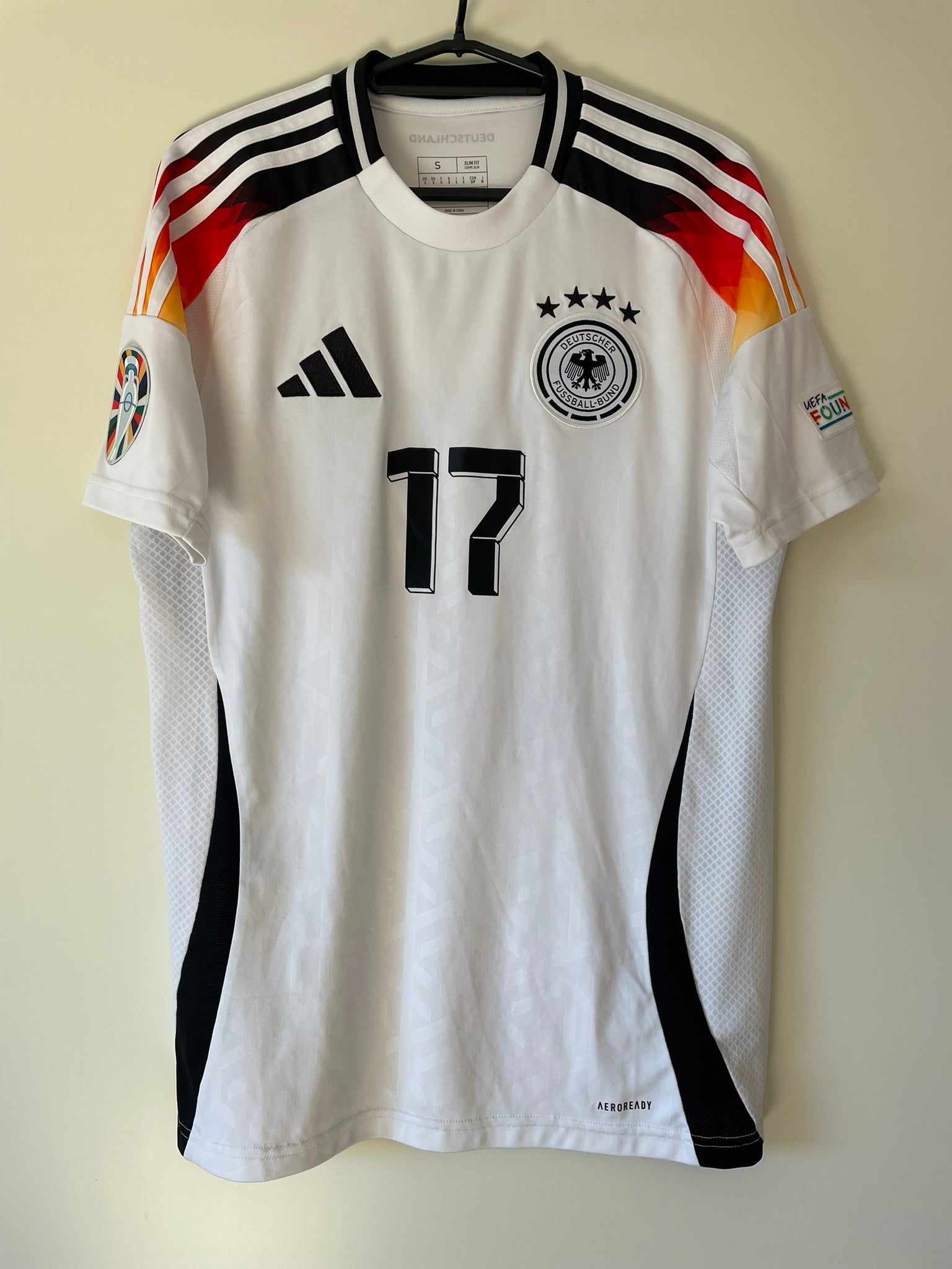Wirtz #17 Germany Adidas 2024 Home (S)