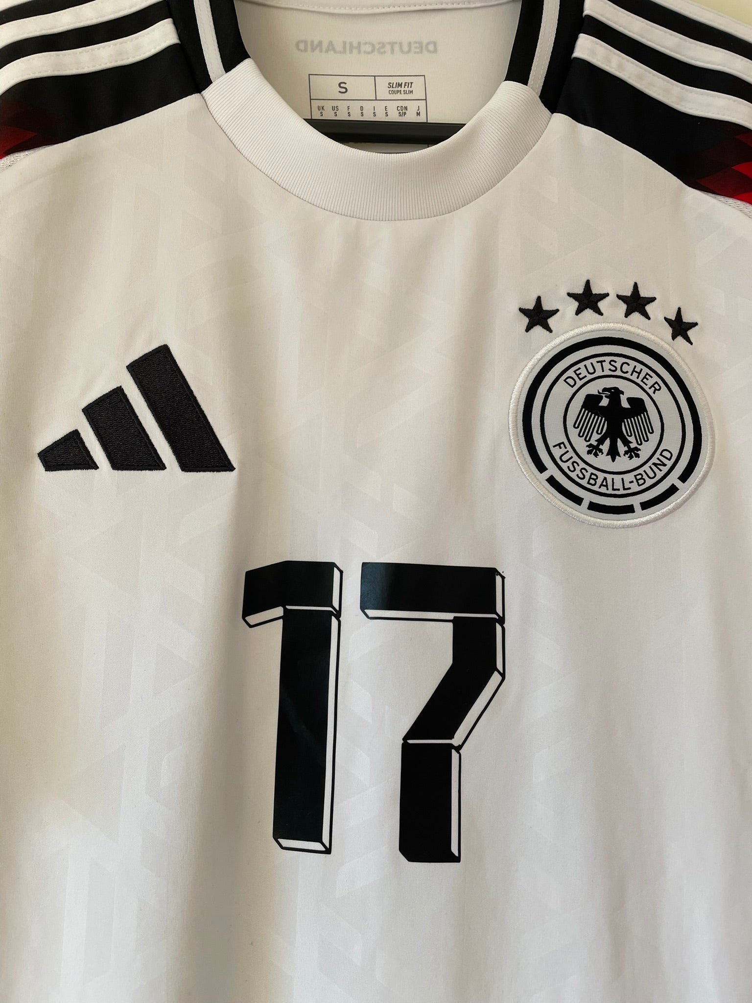 Wirtz #17 Germany Adidas 2024 Home (S)