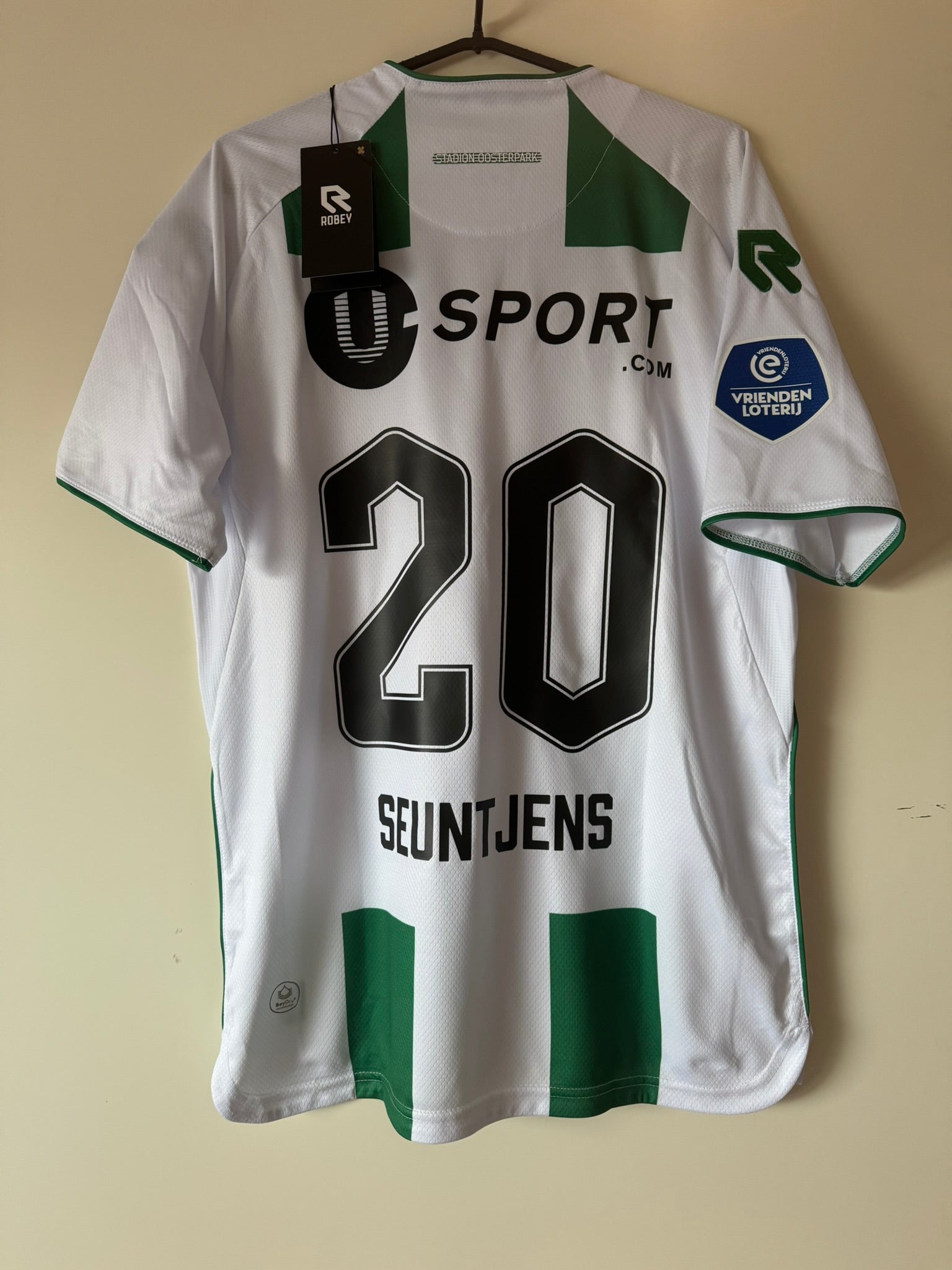 Seuntjens #20 FC Groningen Robey 25/26 Home BNWT (M)