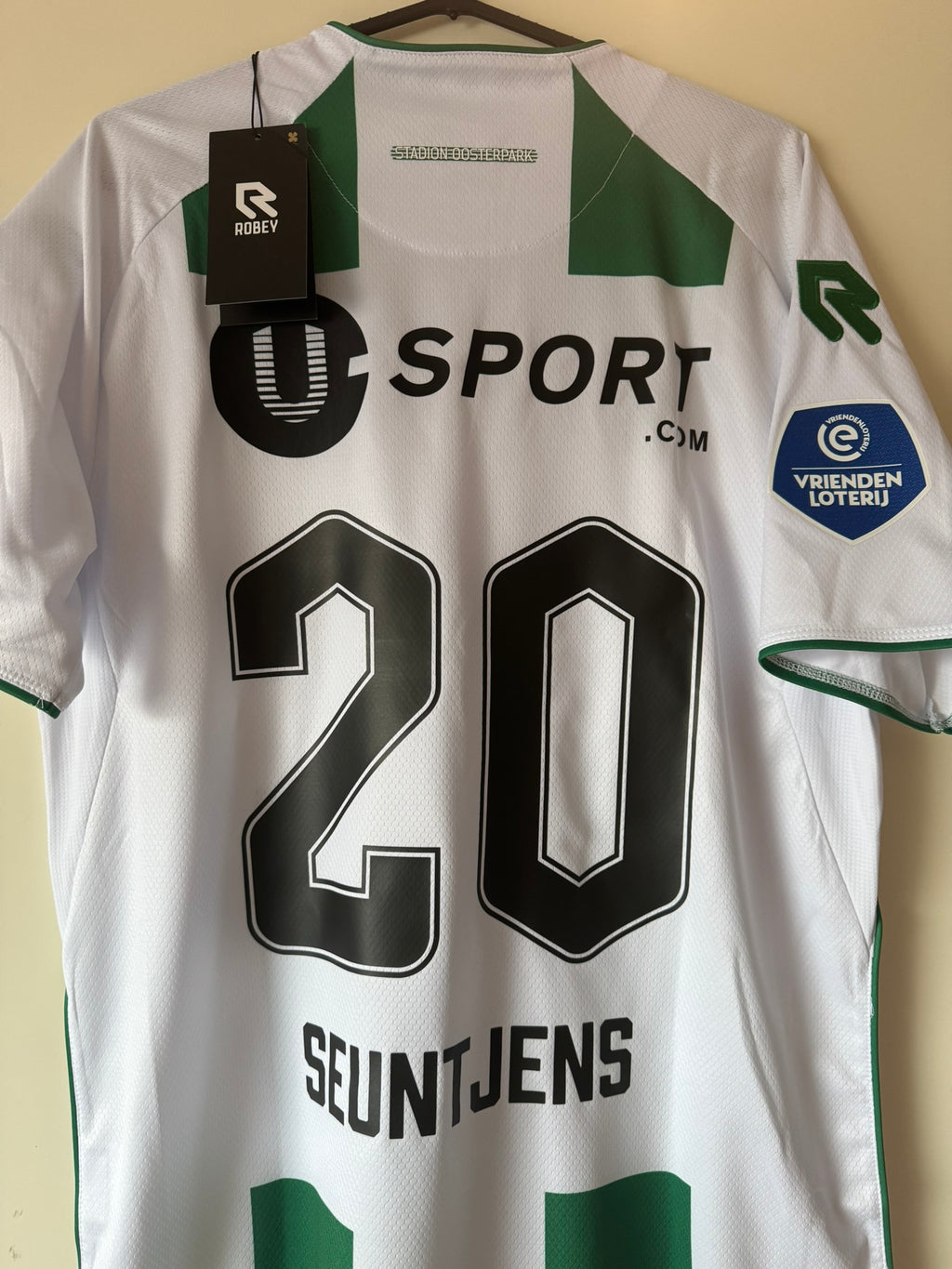 Seuntjens #20 FC Groningen Robey 25/26 Home BNWT (M)