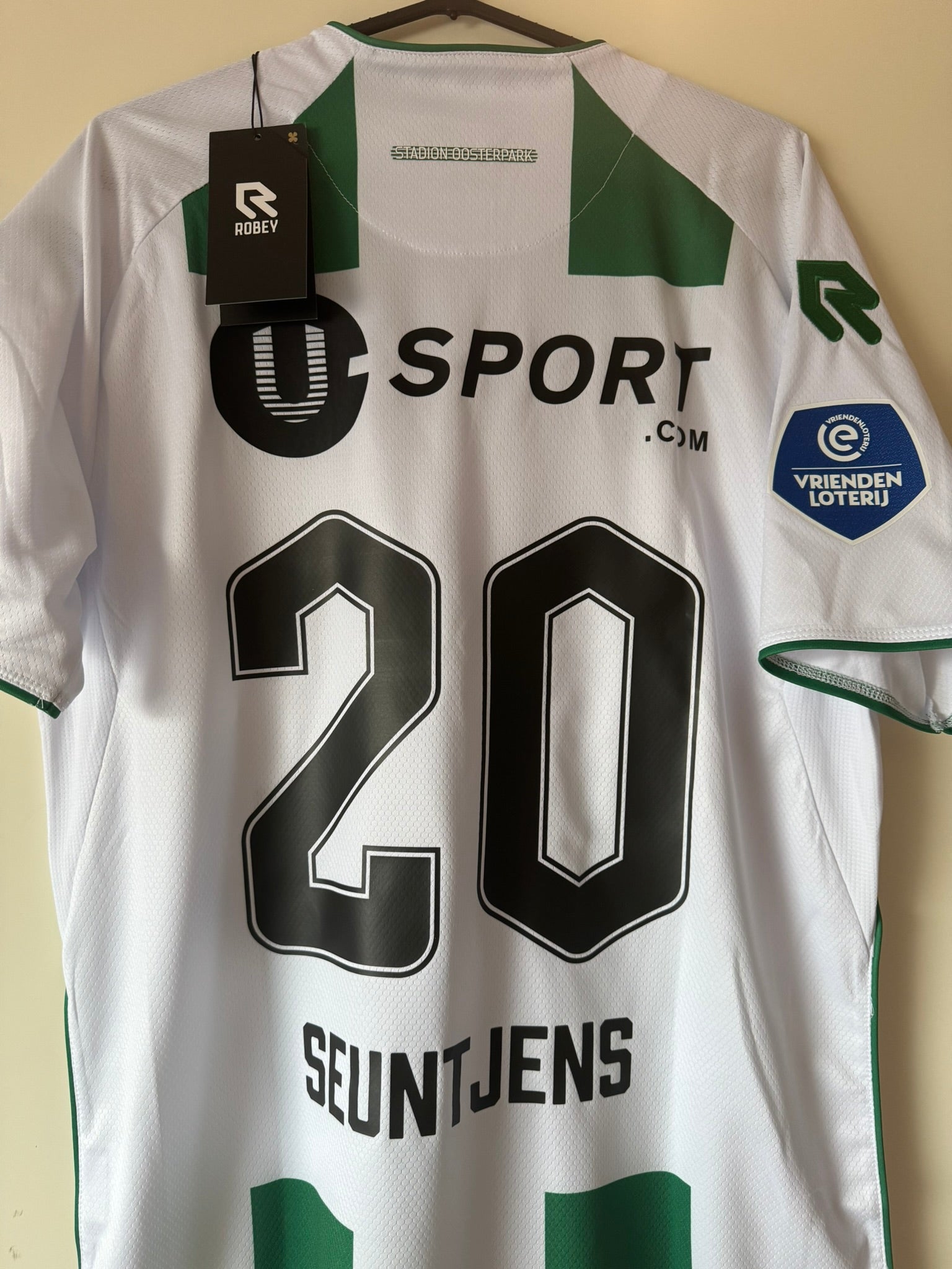 Seuntjens #20 FC Groningen Robey 25/26 Home BNWT (M)