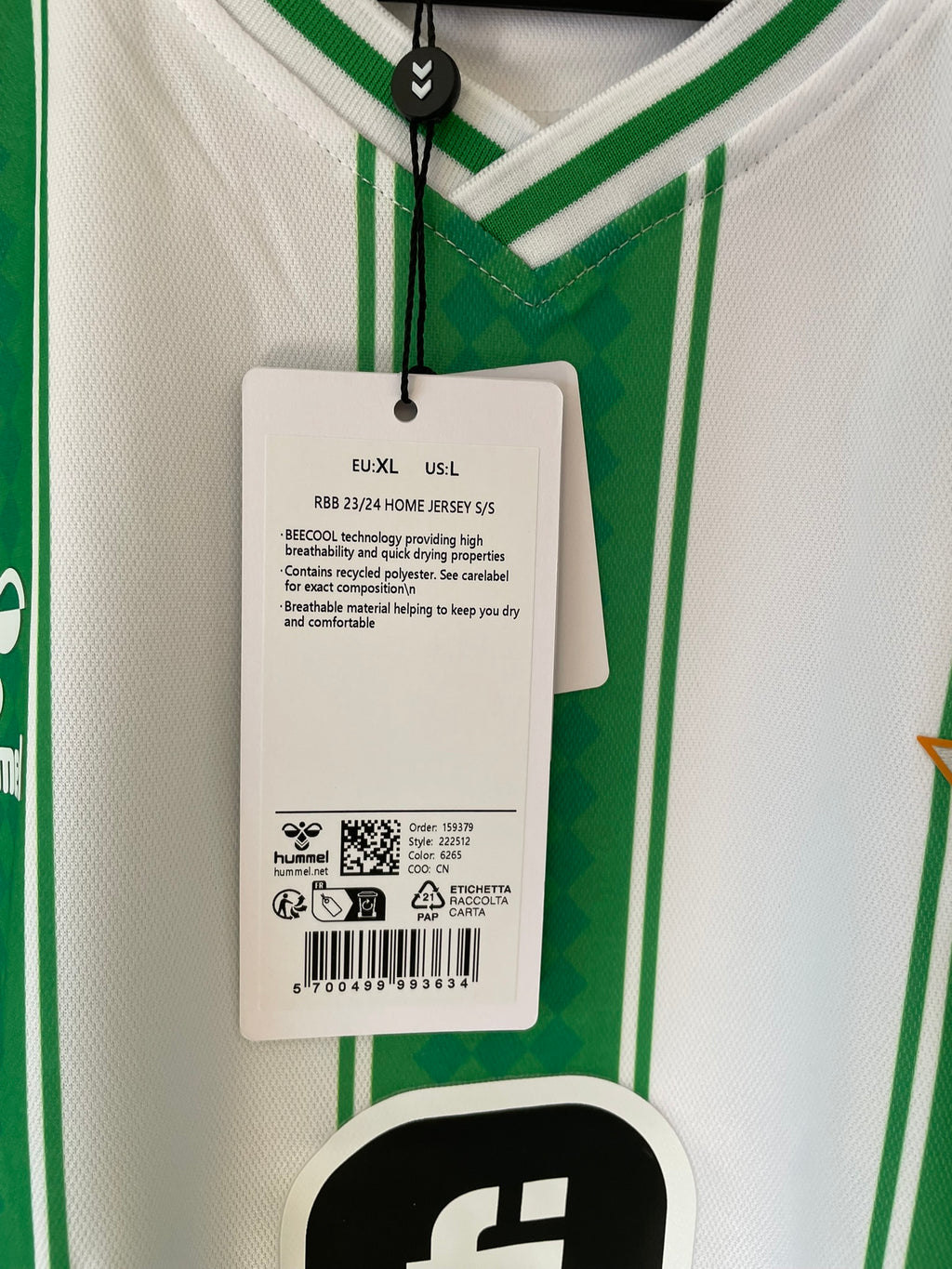 Real Betis Hummel 23/24 Home BNWT (XL)