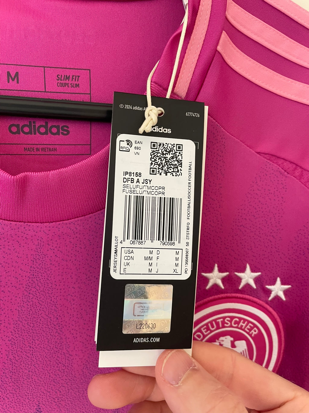 Germany Adidas 2024-2026 Away BNWT (M)