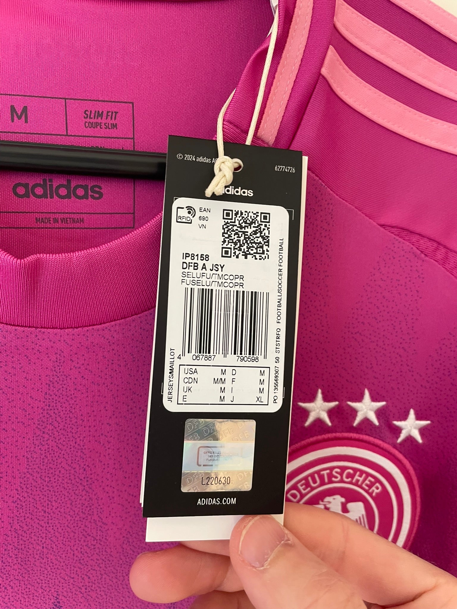 Germany Adidas 2024-2026 Away BNWT (M)