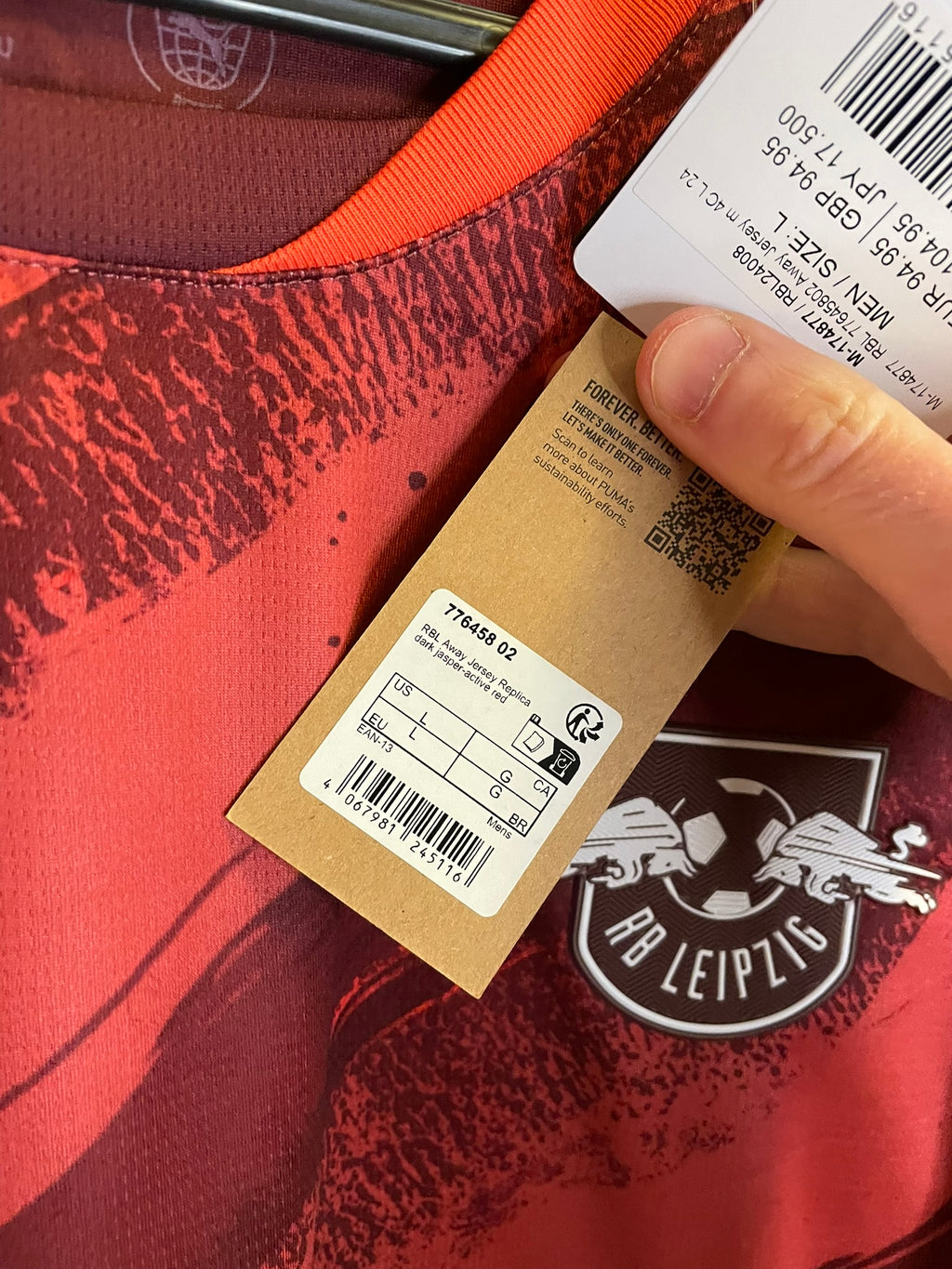 Red Bull Leipzig Puma 24/25 Away BNWT (L)