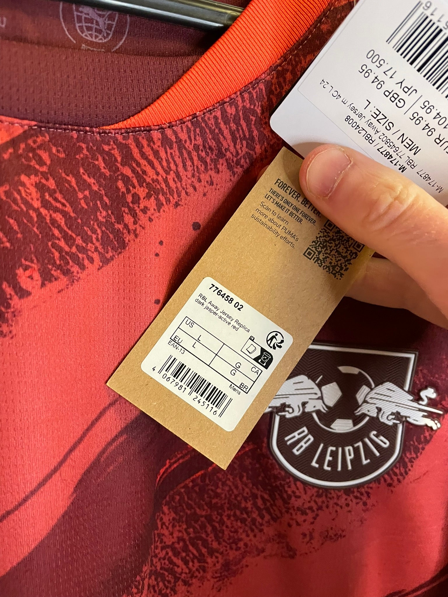 Red Bull Leipzig Puma 24/25 Away BNWT (L)