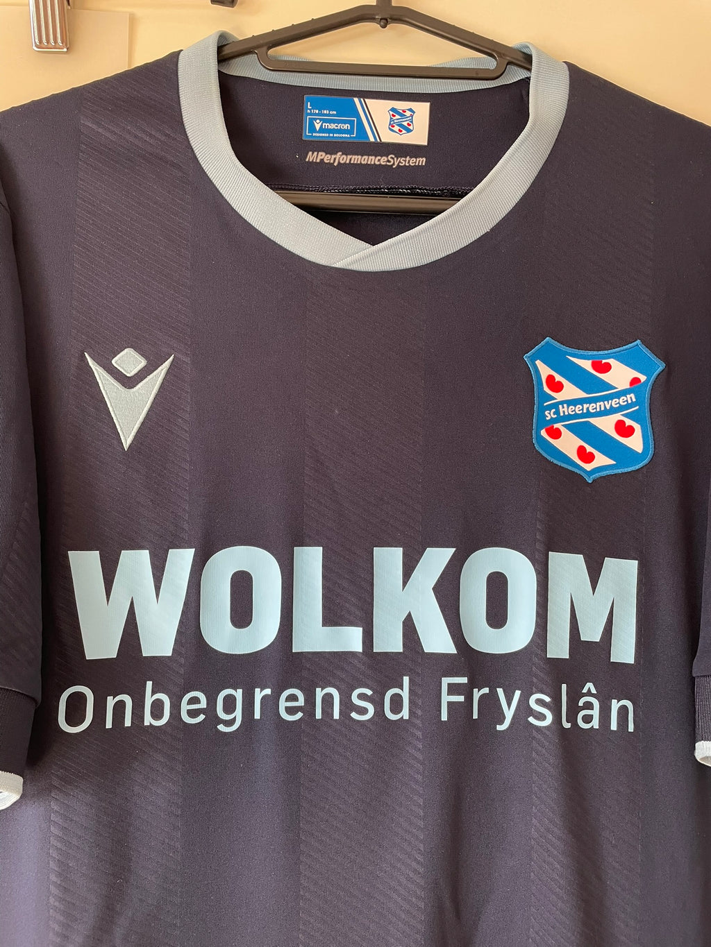 Hopland #17 SC Heerenveen Macron 24/25 Away Matchworn (L)