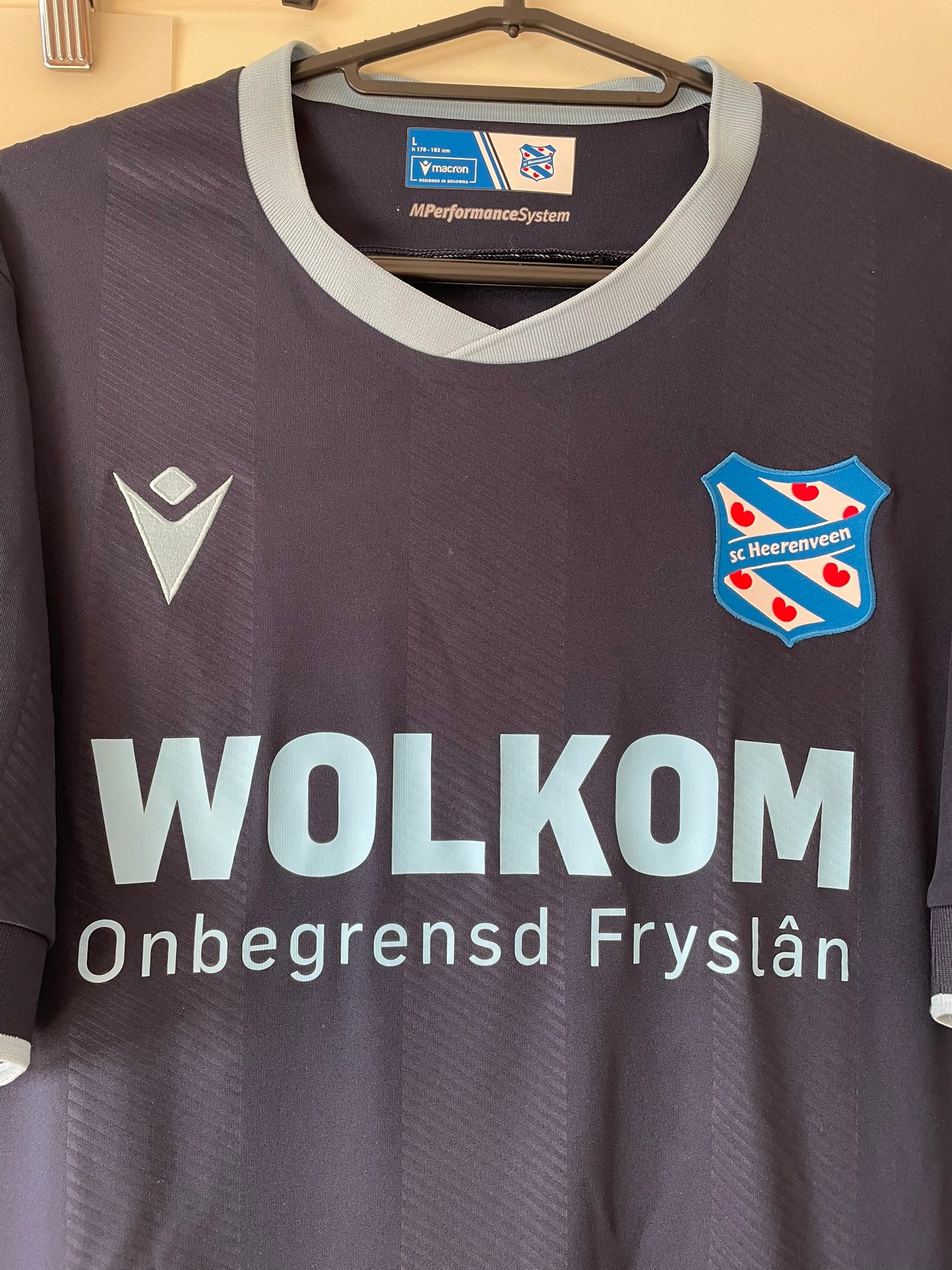 Hopland #17 SC Heerenveen Macron 24/25 Away Matchworn (L)